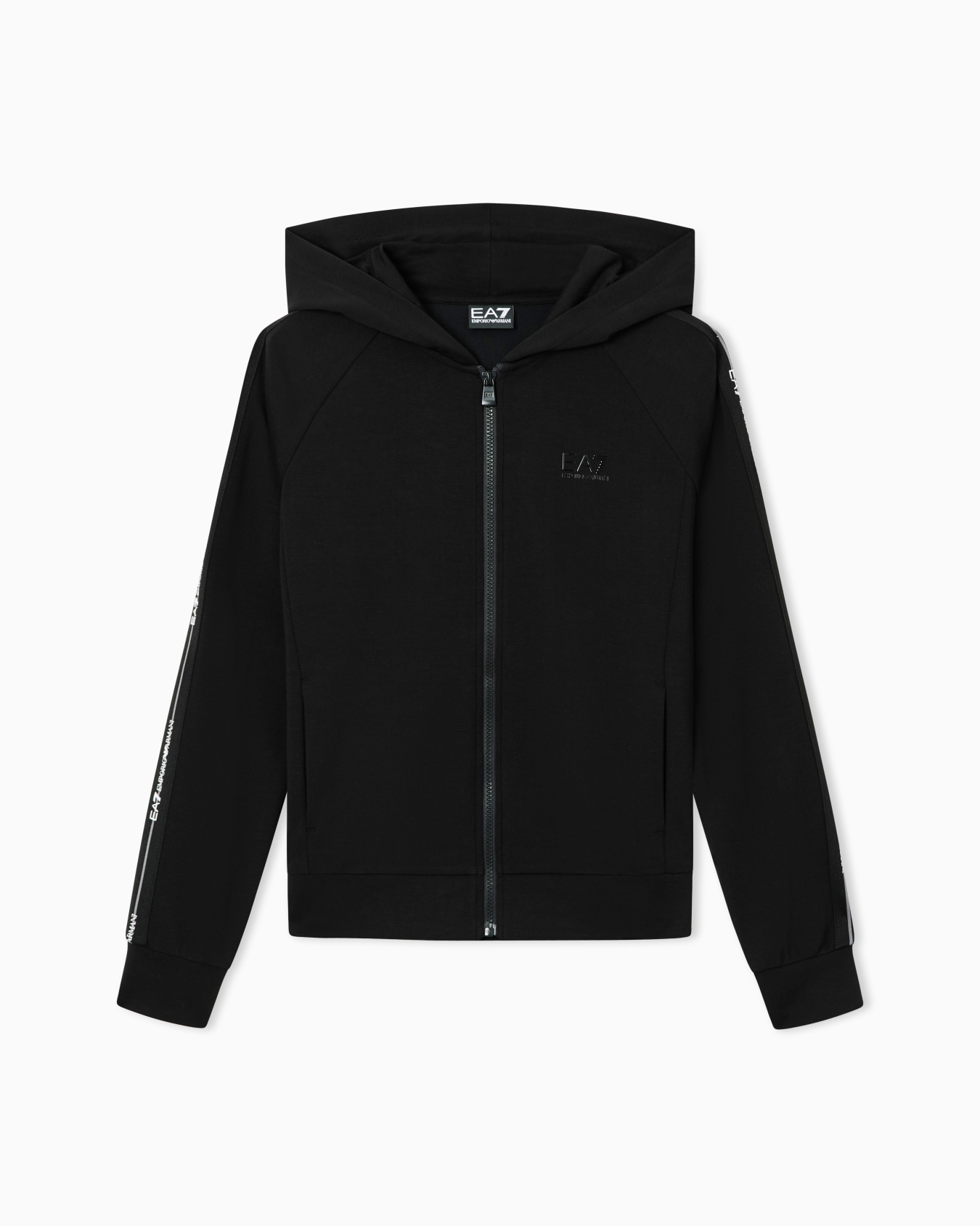 Stretch Jersey Hoodie Slide 0