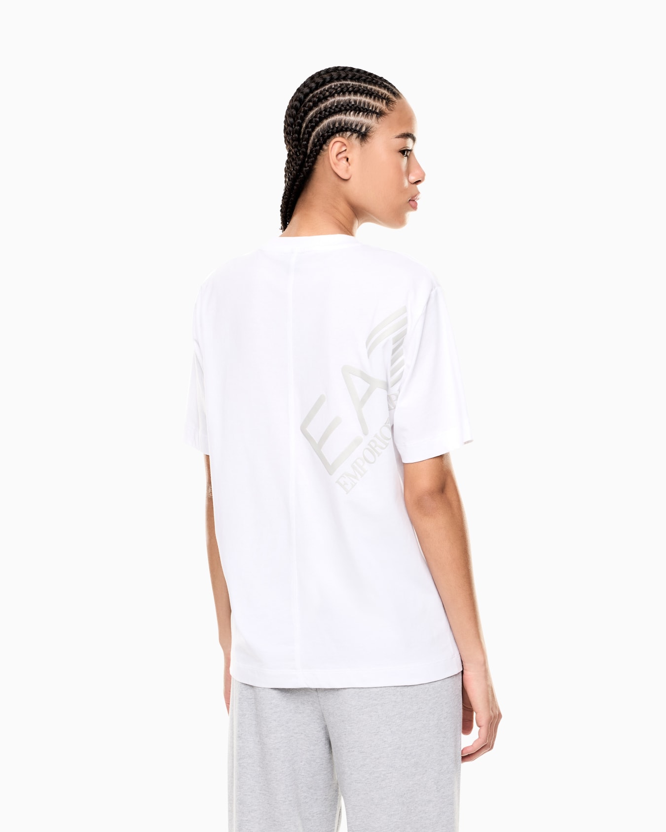 Oversized Logo Series cotton jersey T-shirt with logo Slide 2
