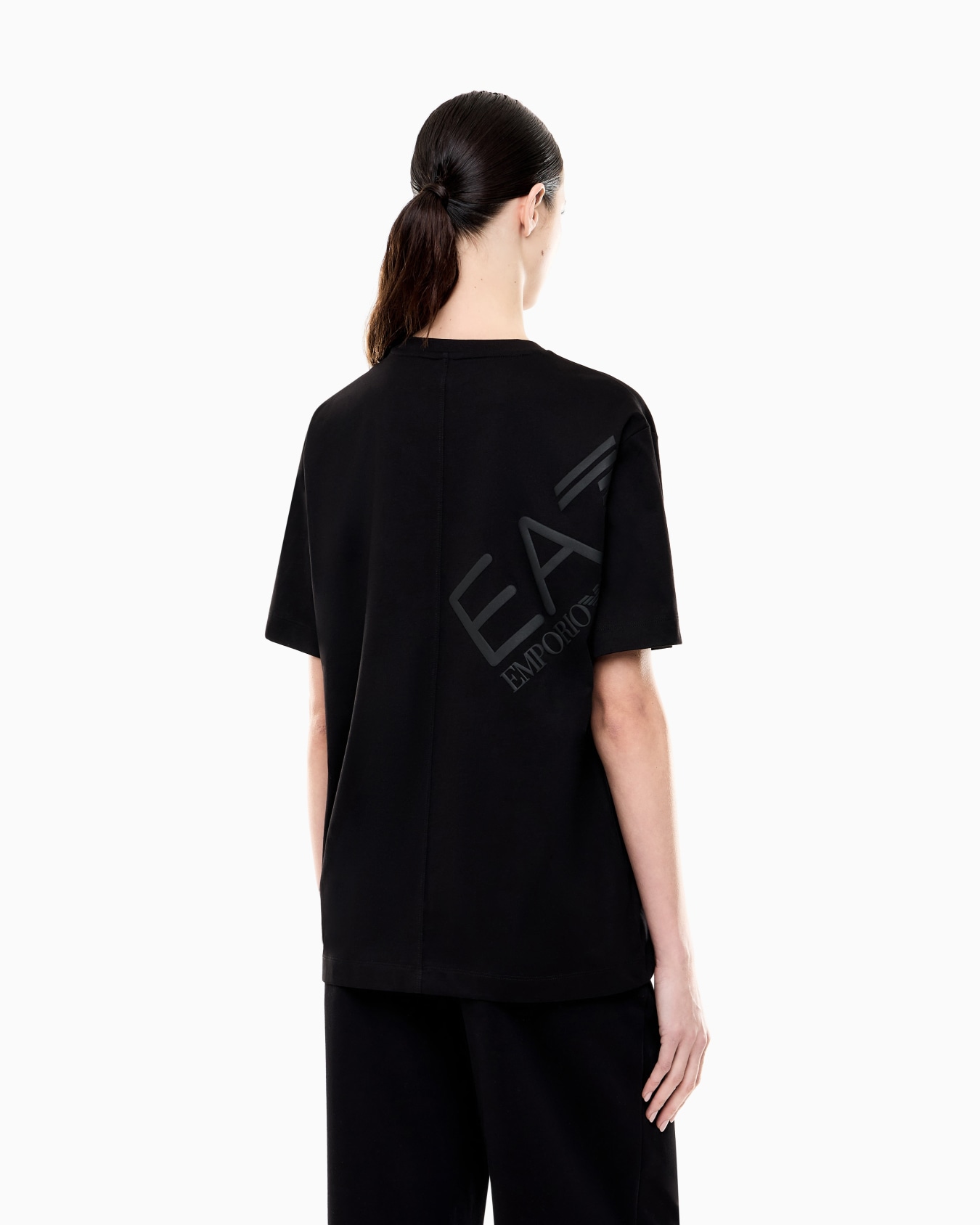 Logo Series オーバーサイズTシャツ コットンジャージー ロゴ スライドする 3