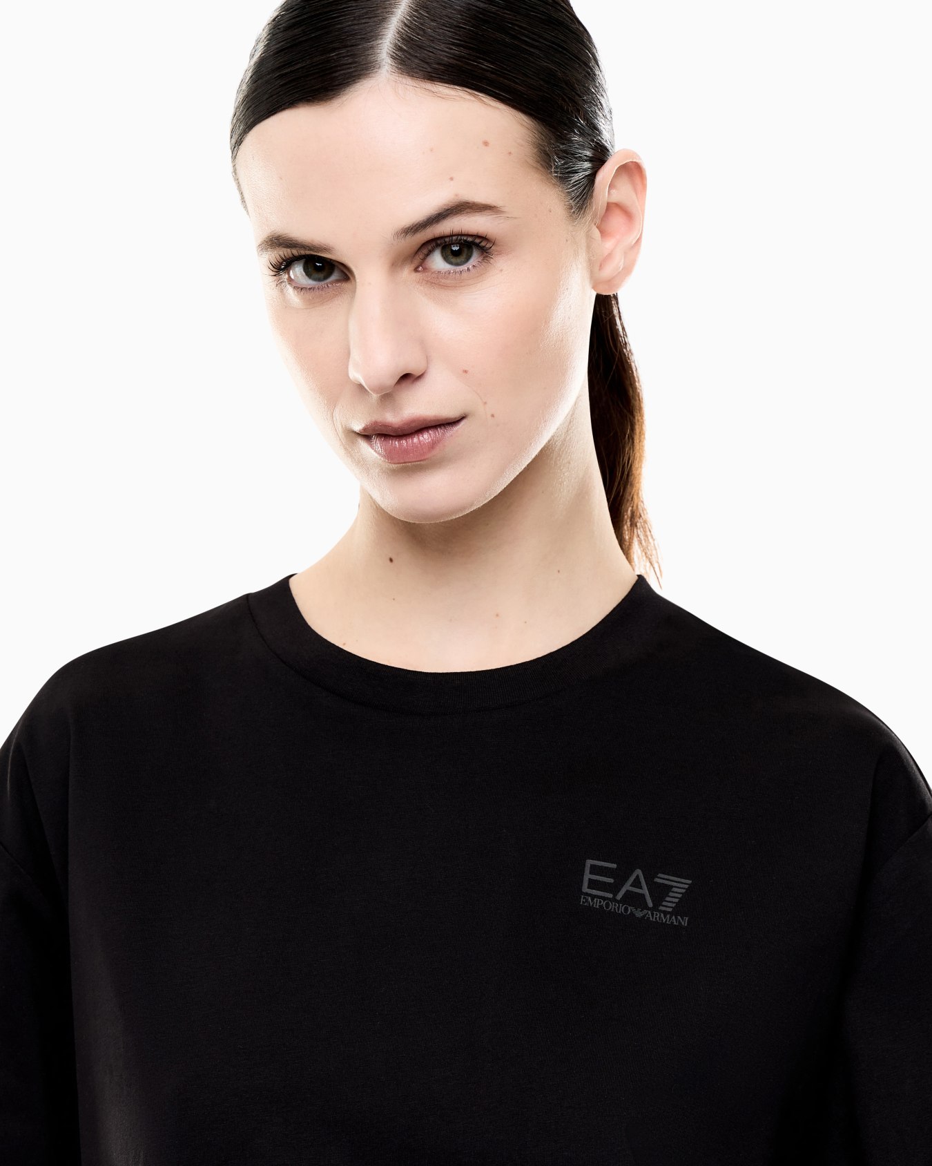 Logo Series オーバーサイズTシャツ コットンジャージー ロゴ スライドする 4