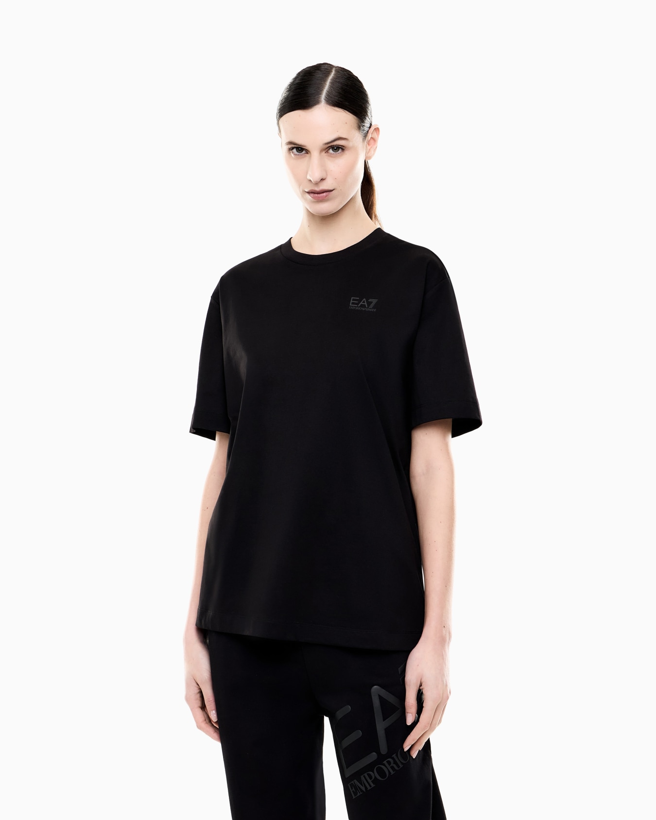 Logo Series オーバーサイズTシャツ コットンジャージー ロゴ スライドする 2