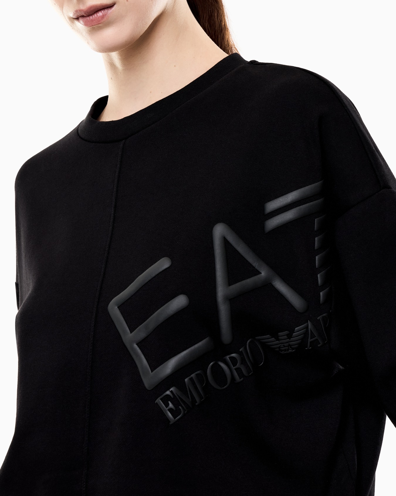 Logo Series cotton jersey sweatshirt Slide 4