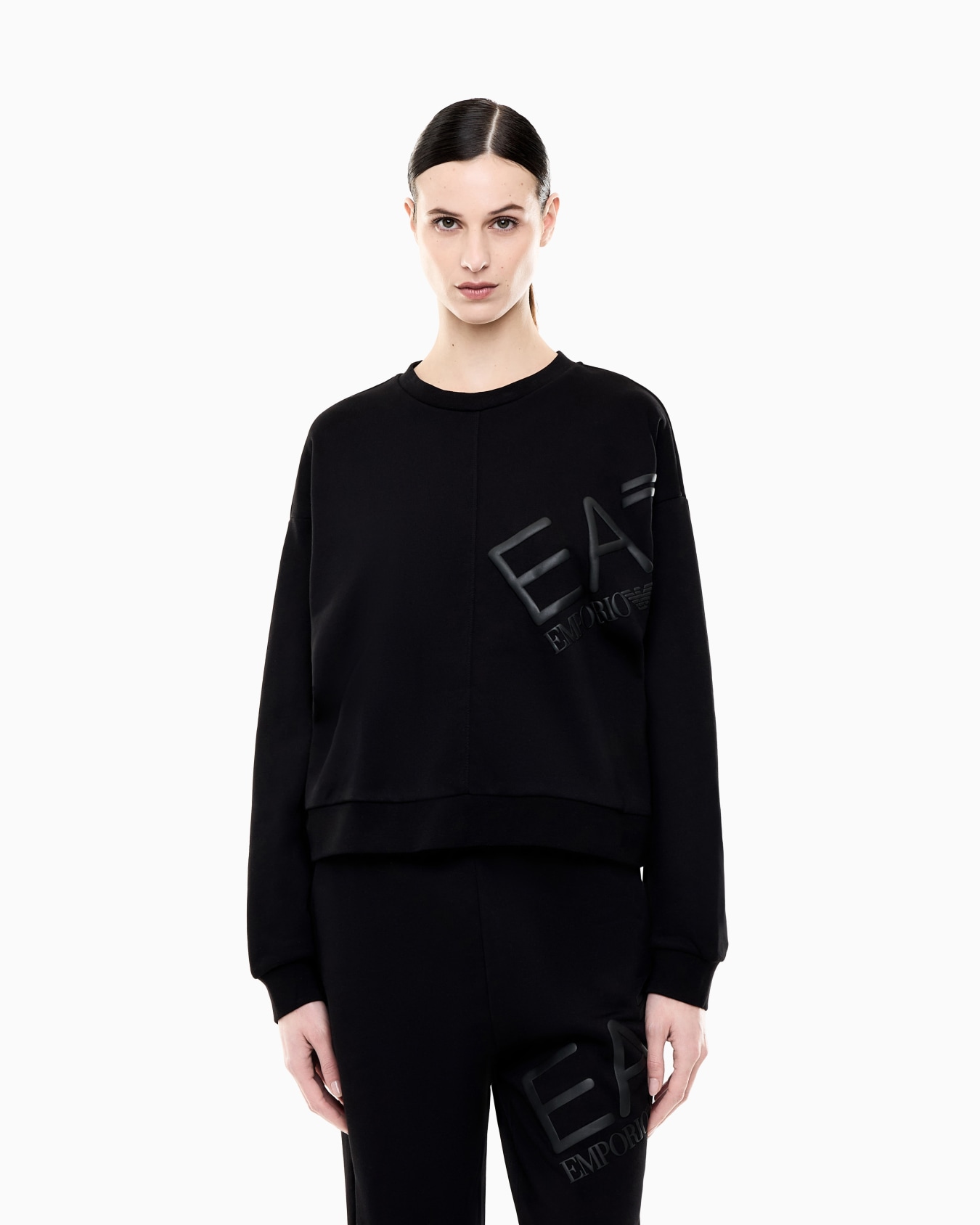 Logo Series cotton jersey sweatshirt Slide 2