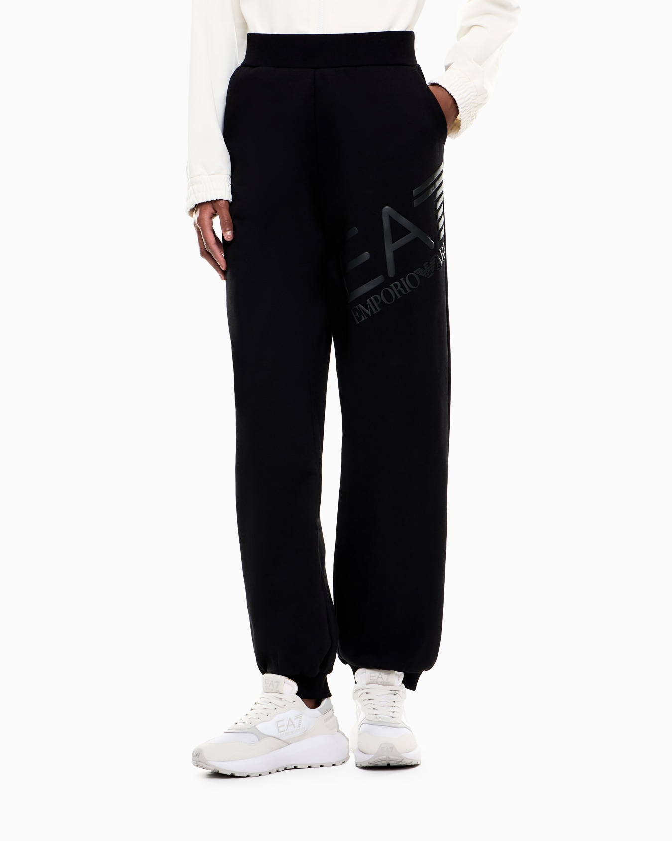 Pantaloni jogger Logo Series in Jersey  Slide 3