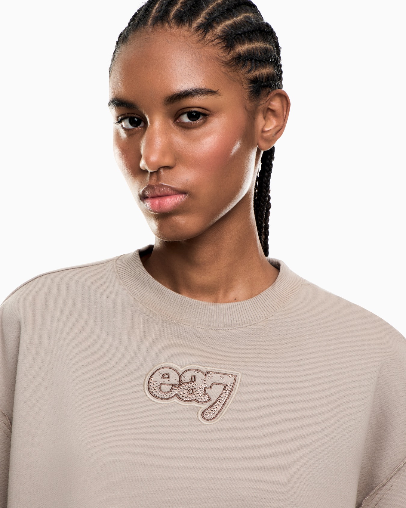 T-shirt Logo Series en mélange de coton Diapositive 4