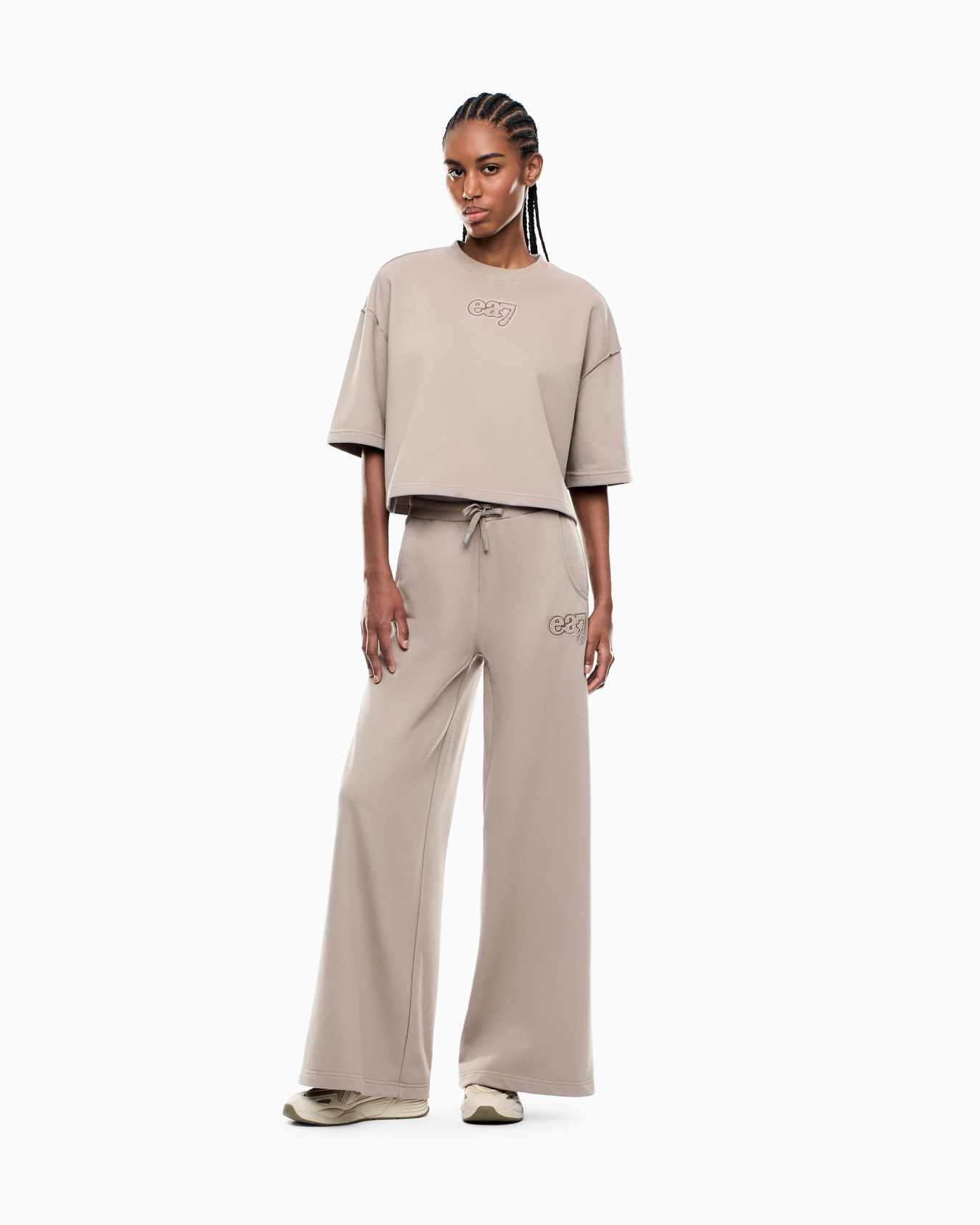 T-shirt Logo Series en mélange de coton Diapositive 1