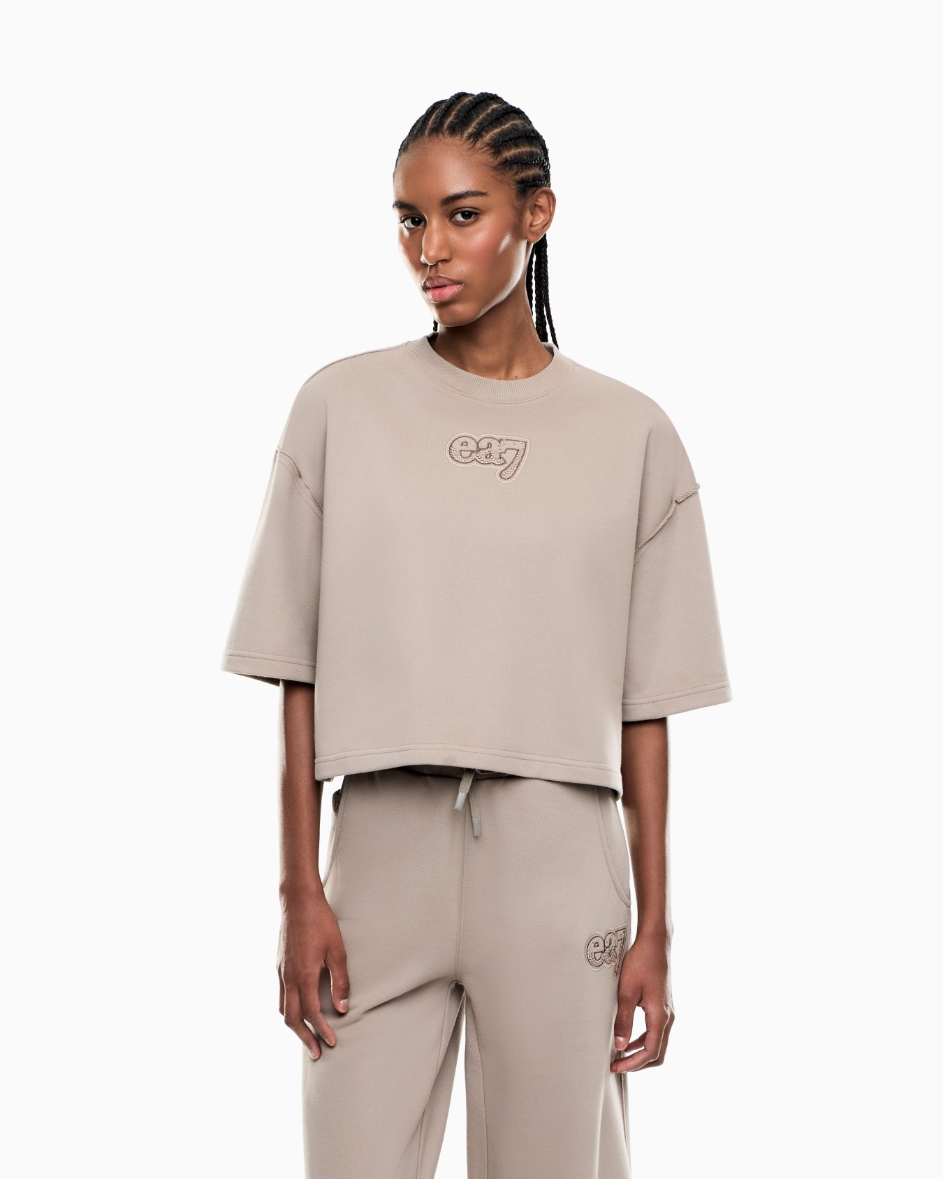 T-shirt Logo Series en mélange de coton Diapositive 3