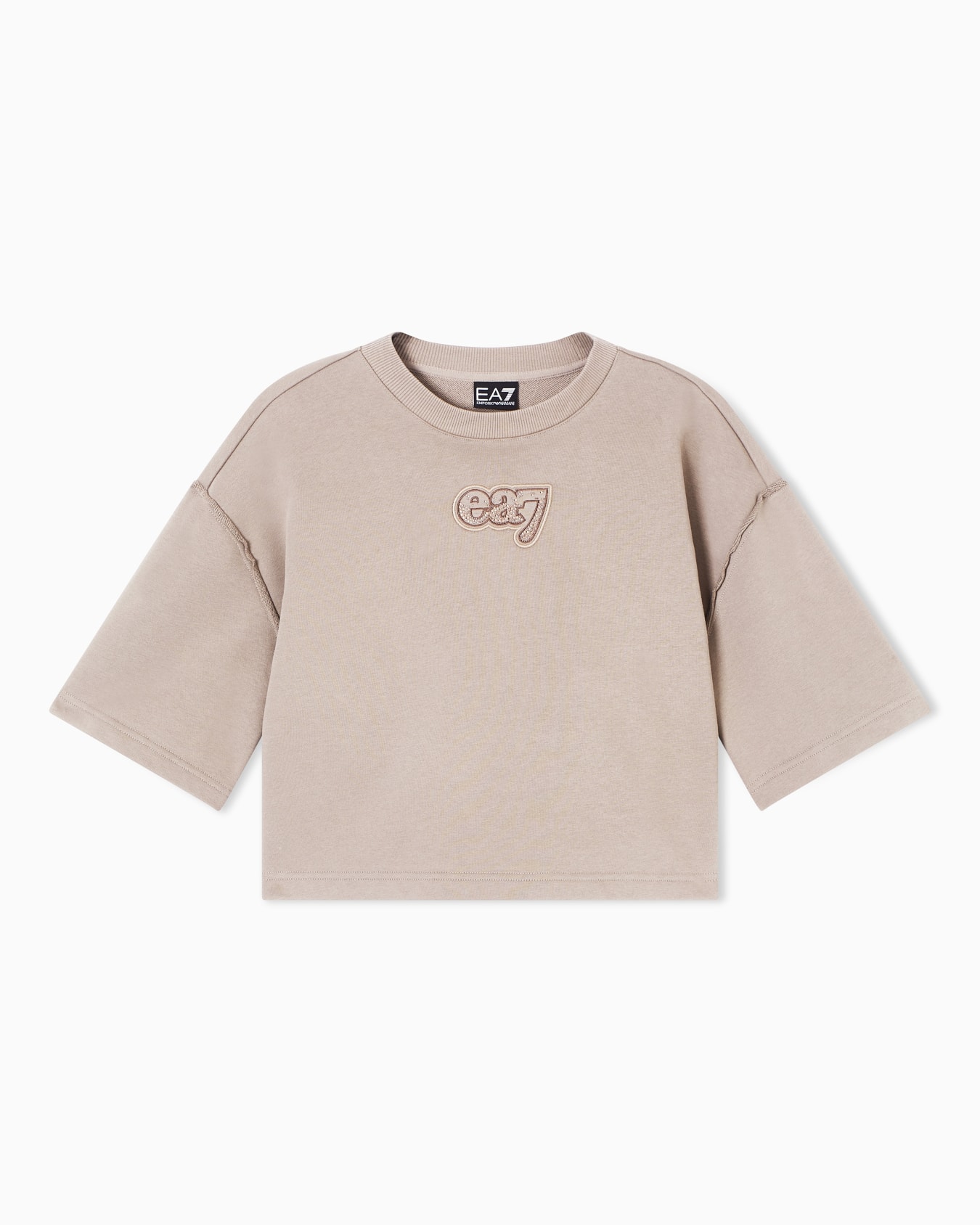 T-shirt Logo Series en mélange de coton Diapositive 0