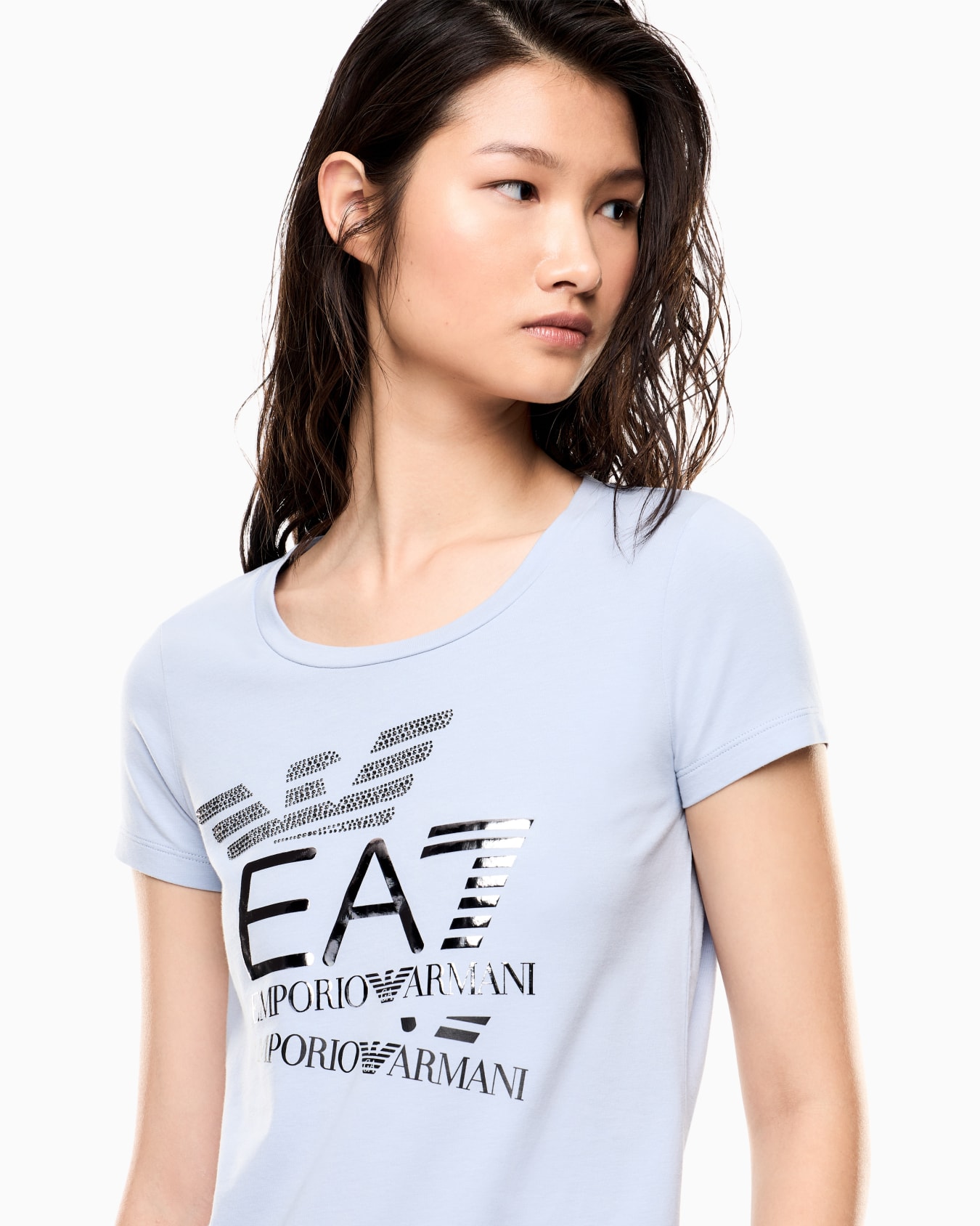 スリムフィットTシャツ スライドする 4