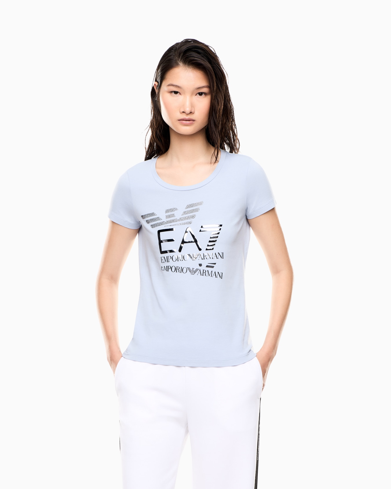 スリムフィットTシャツ スライドする 3