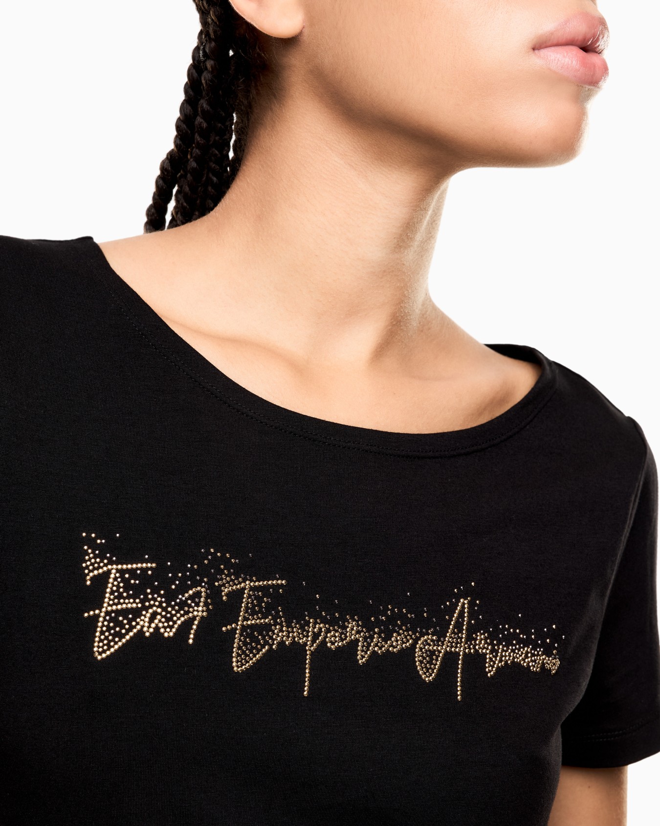 Logo Series stretch-jersey T-shirt with signature logo Slide 4