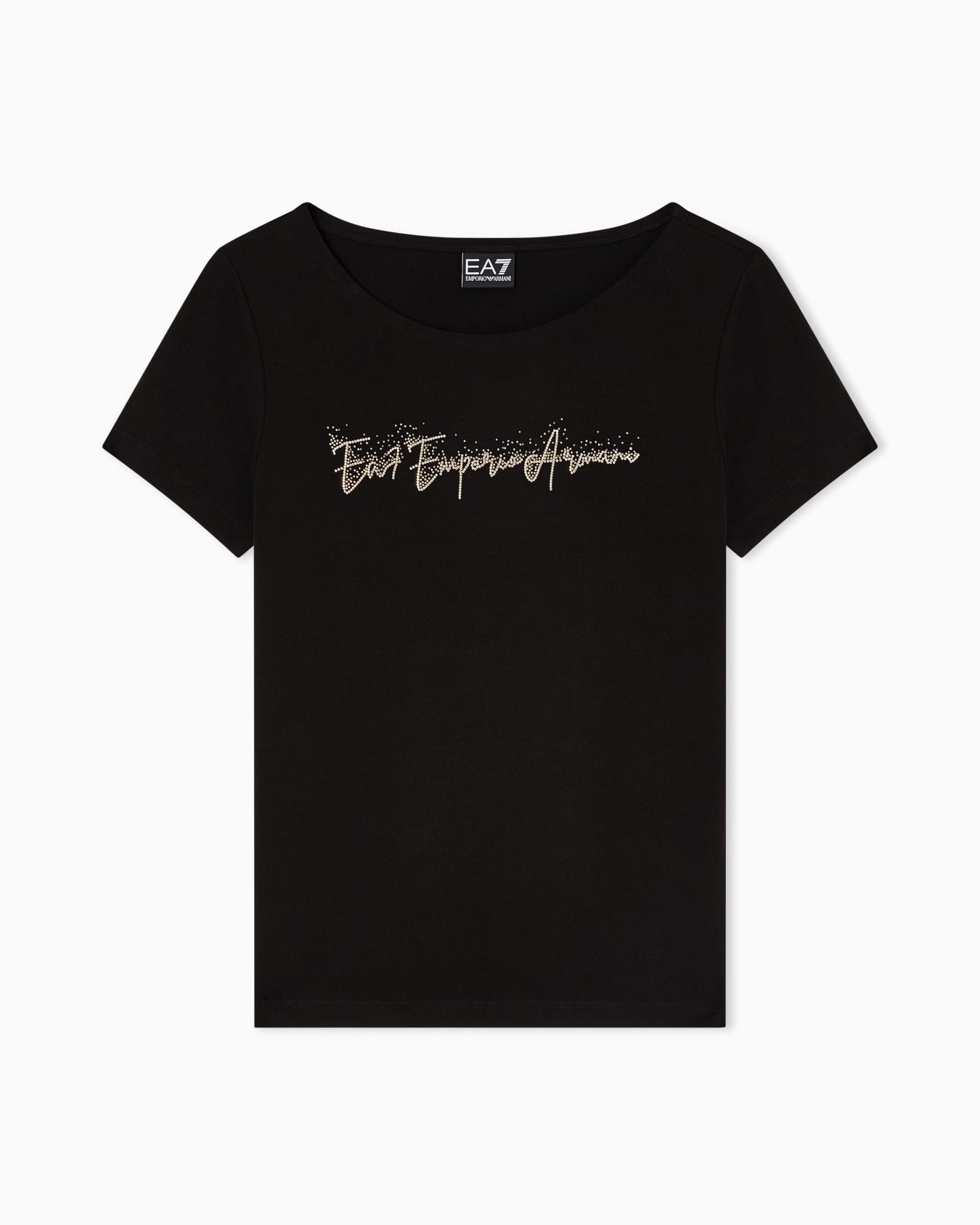 Logo Series stretch-jersey T-shirt with signature logo Slide 0