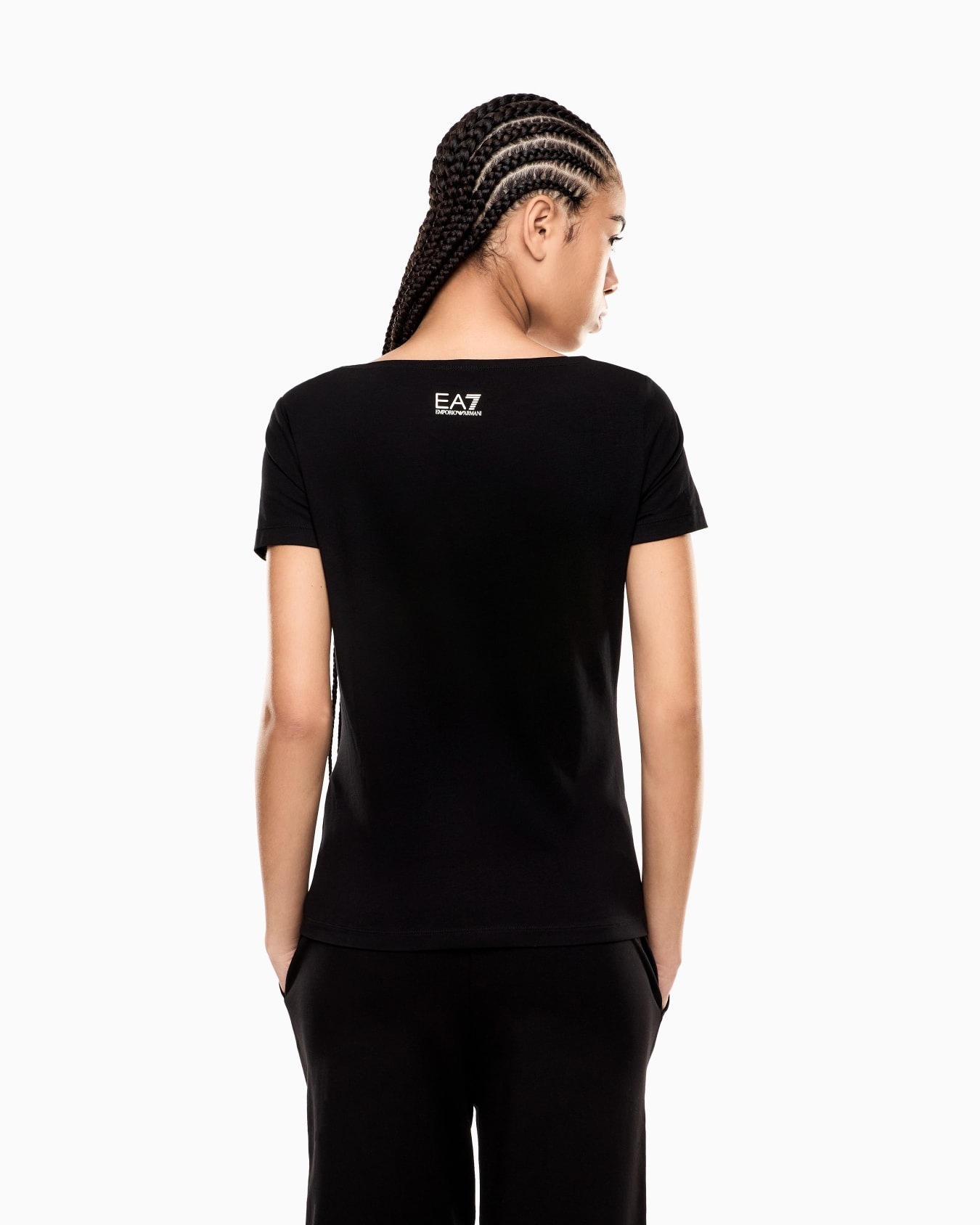Logo Series stretch-jersey T-shirt with signature logo Slide 2