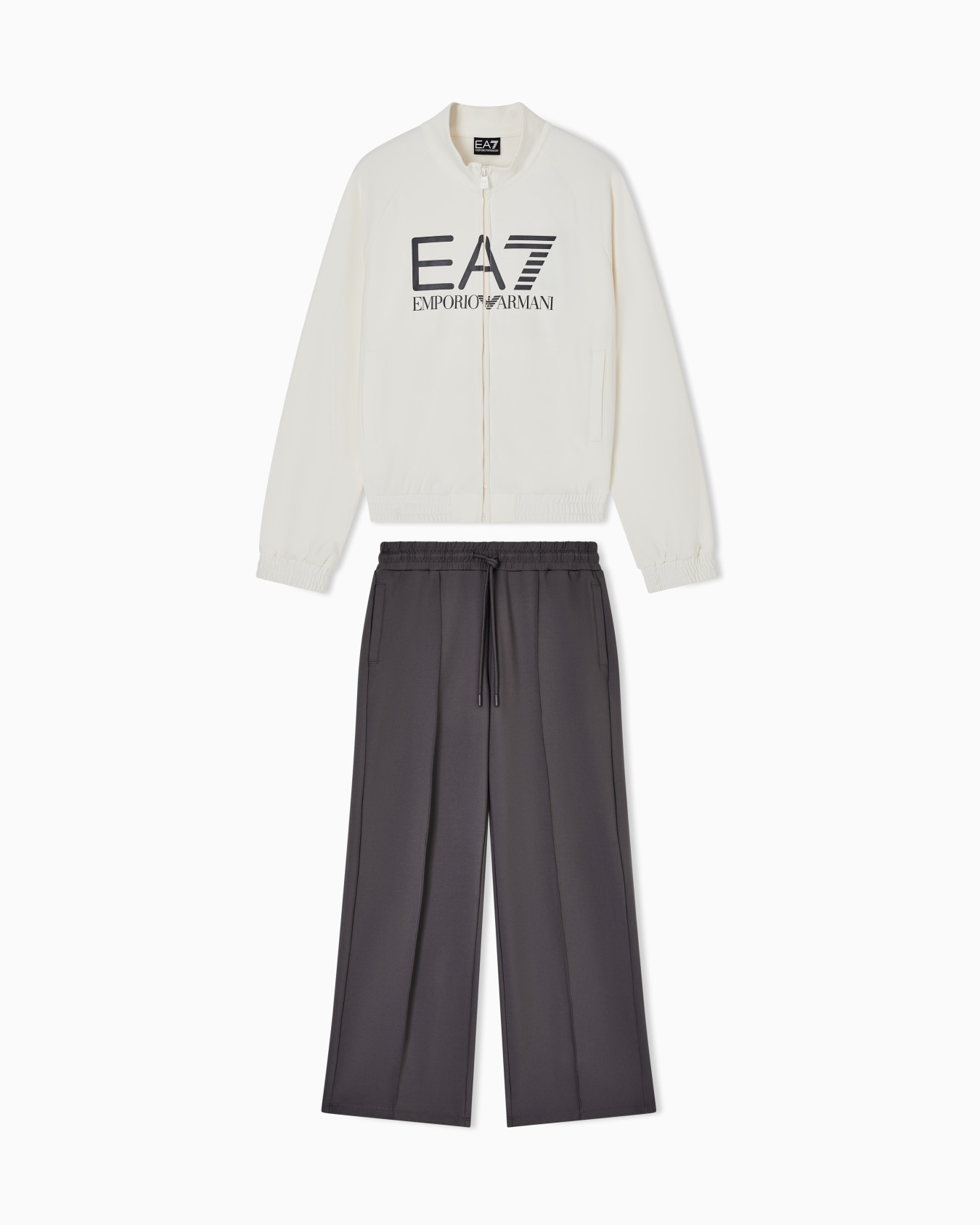 Stretch technical fabric tracksuit Slide 0