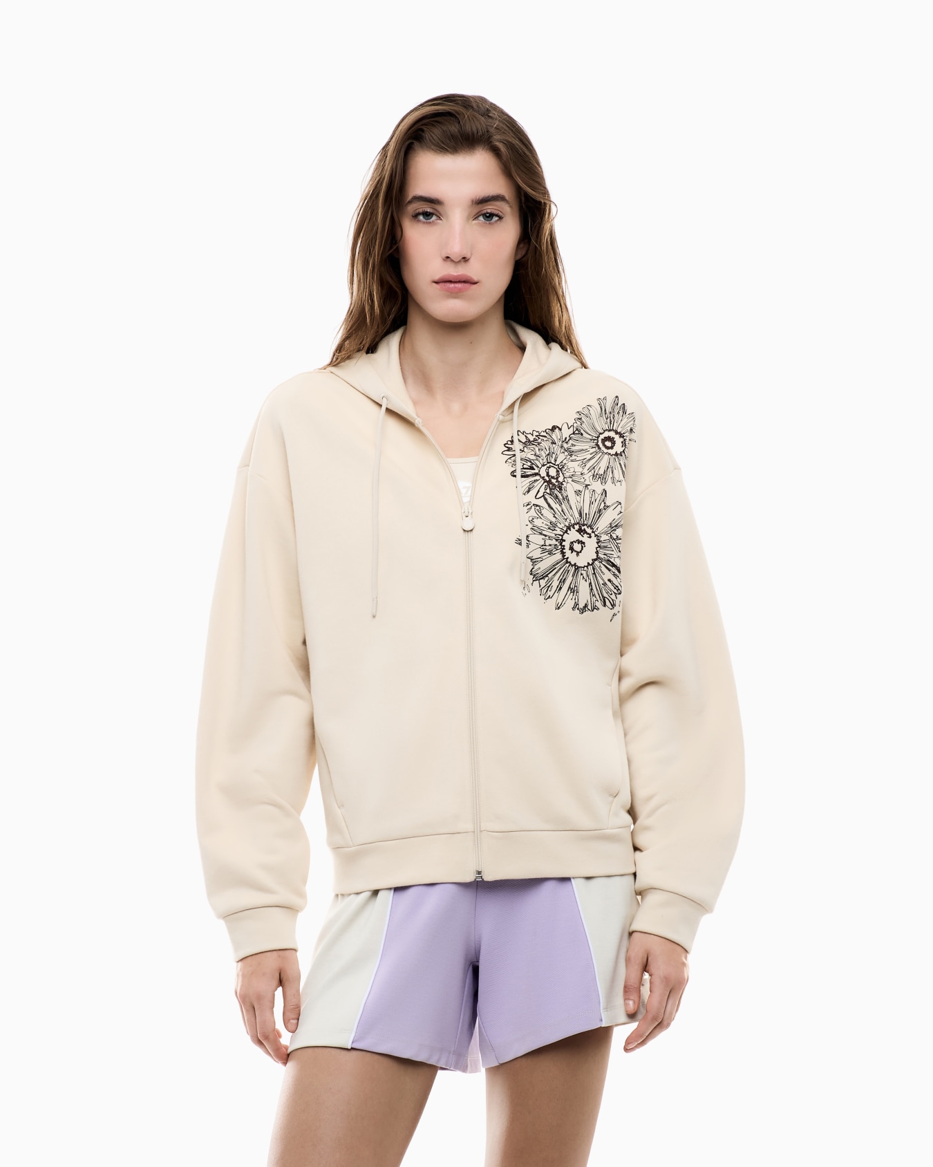 Cotton and Polyester Jersey Sweatshirt スライドする 3