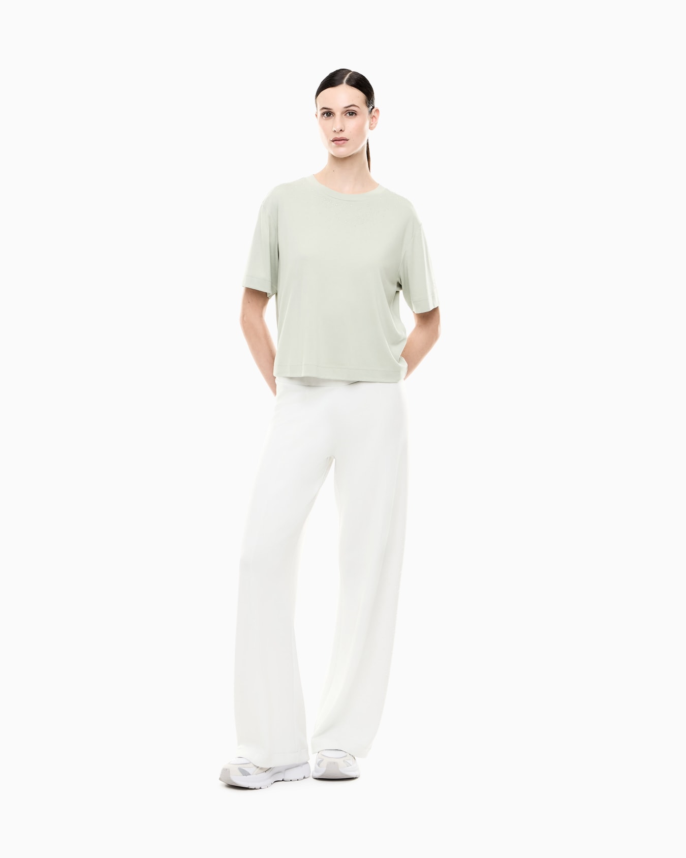 Precious viscose-blend T-shirt Slide 1