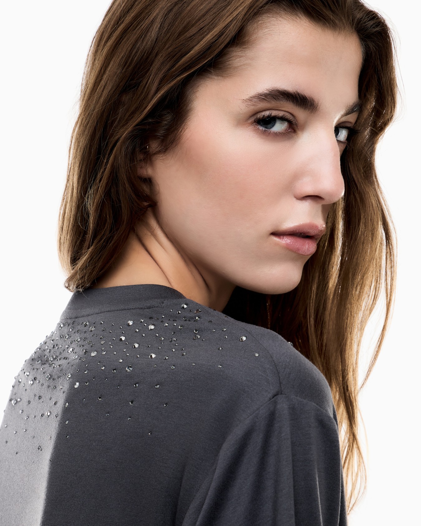 Camiseta en mezcla de viscosa Precious Diapositiva 4