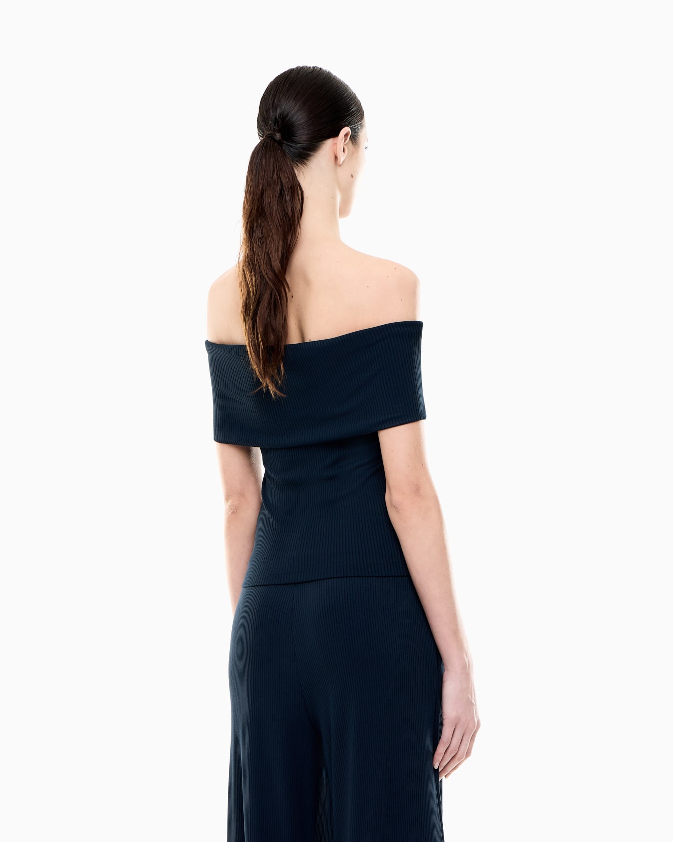  top in ribbed stretch jersey Slide 3