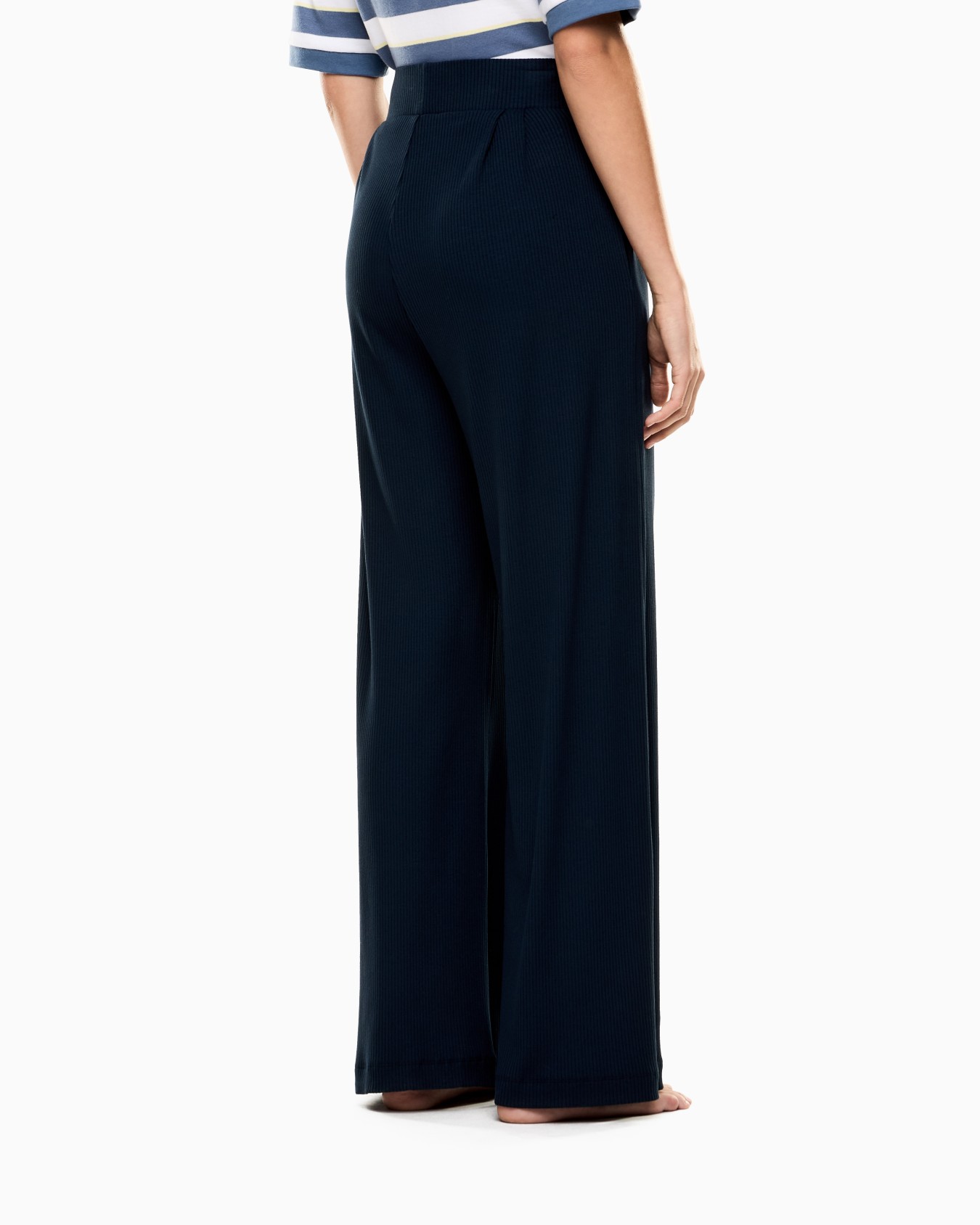Stretch Viscose Jersey Trousers Slide 2