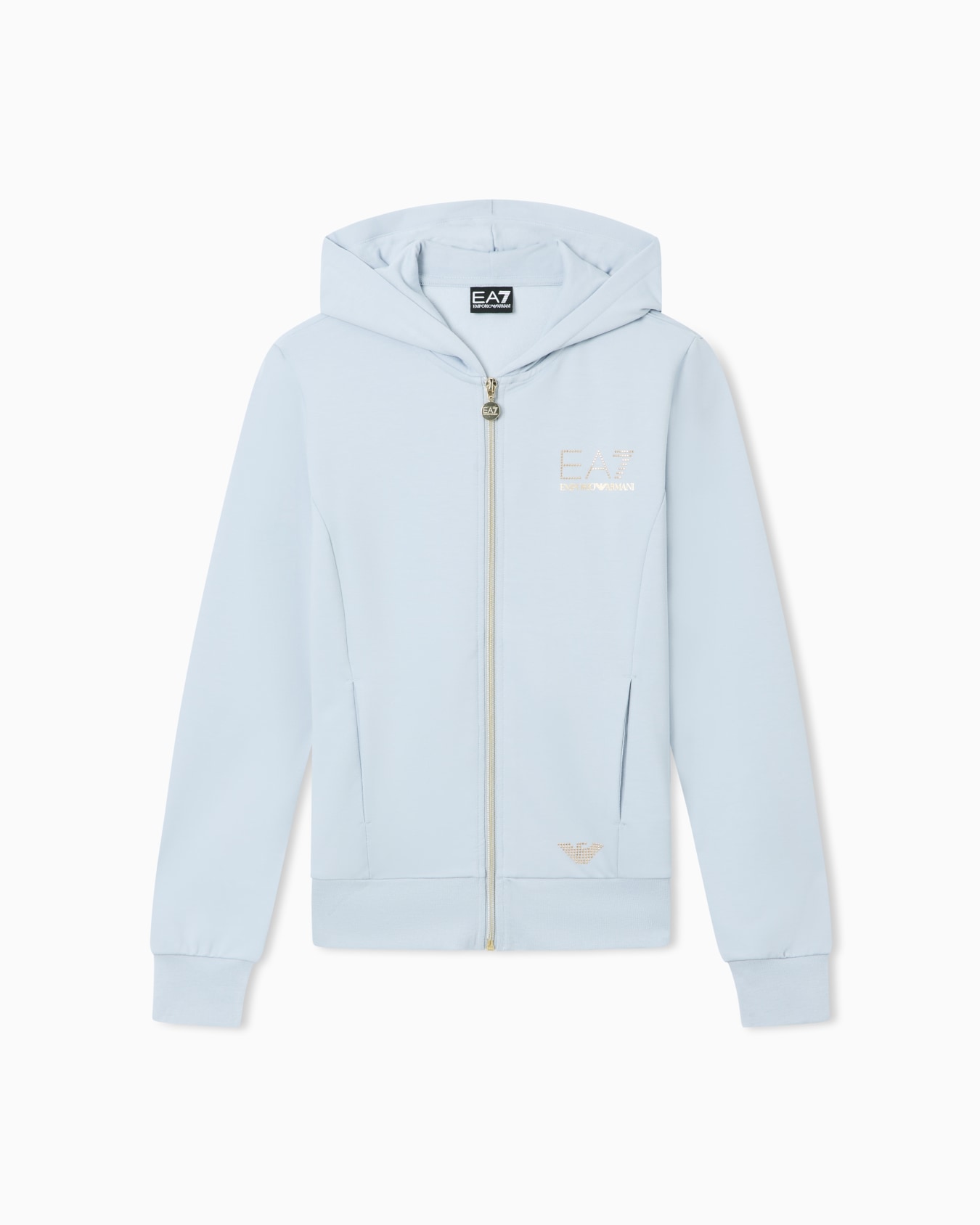 Evolution hooded sweatshirt in a stretch viscose-blend Slide 0