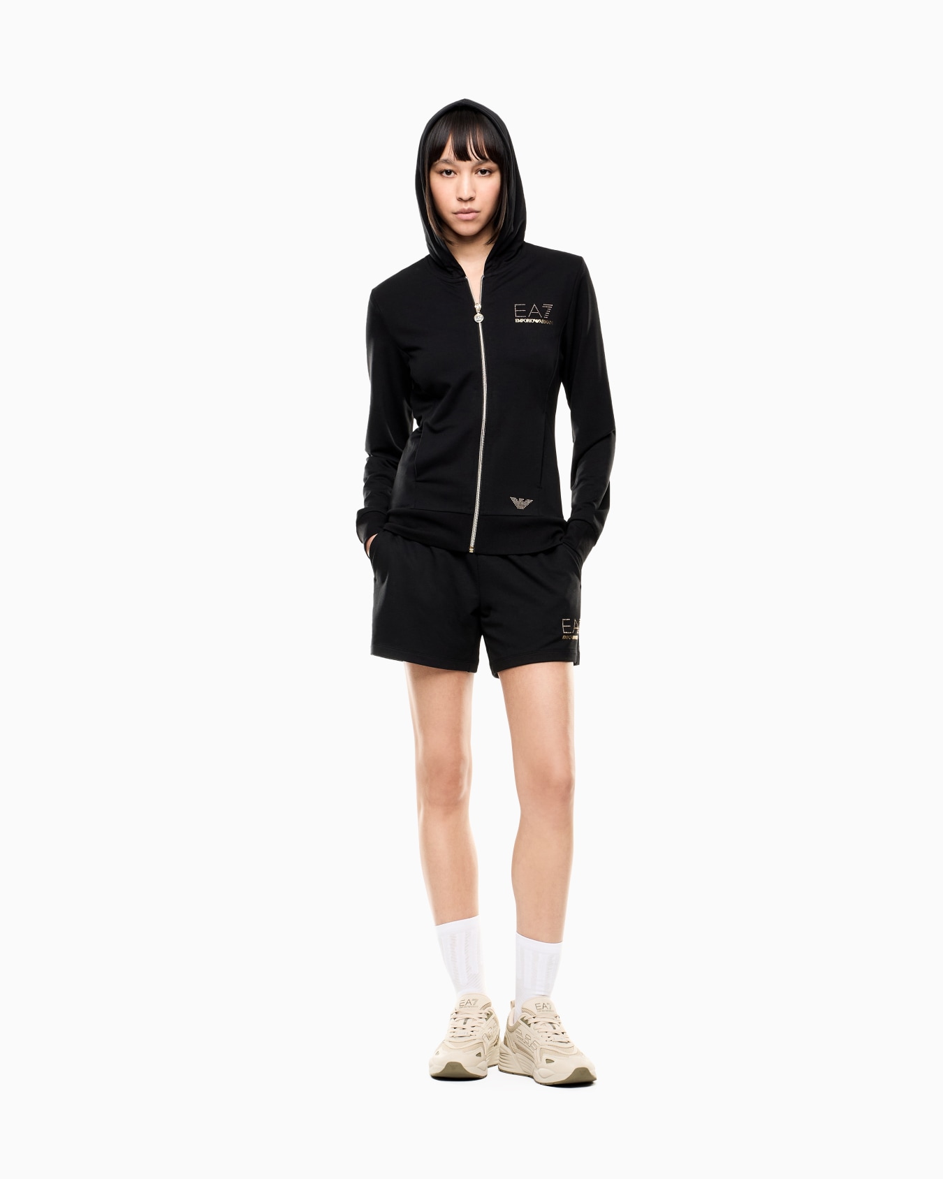 Sudadera en mezcla de viscosa con capucha Evolution Diapositiva 1