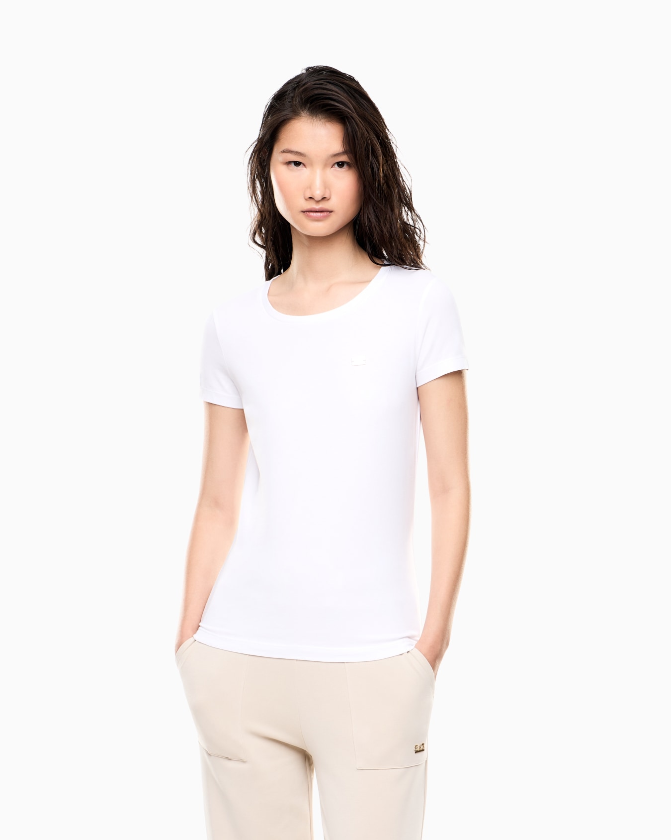 Core Lady stretch-jersey T-shirt Slide 3