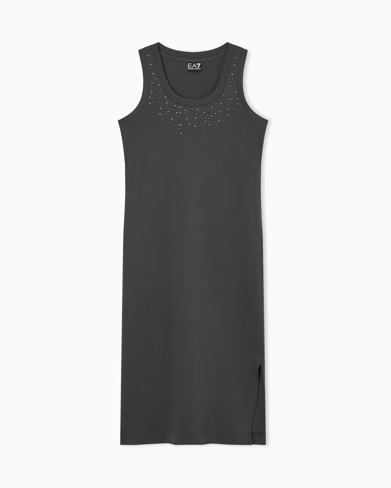 Precious stretch cotton jersey dress Slide 0