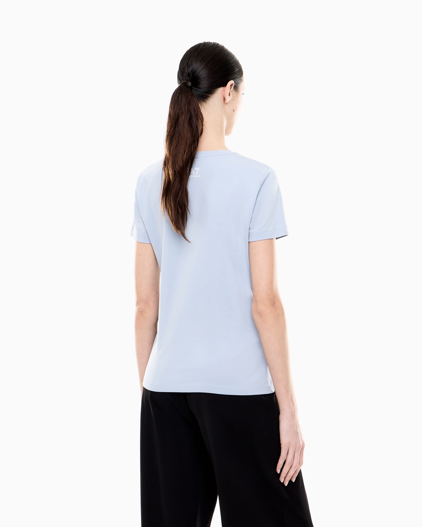 T-shirt Logo Series in jersey di cotone con logo Slide 3