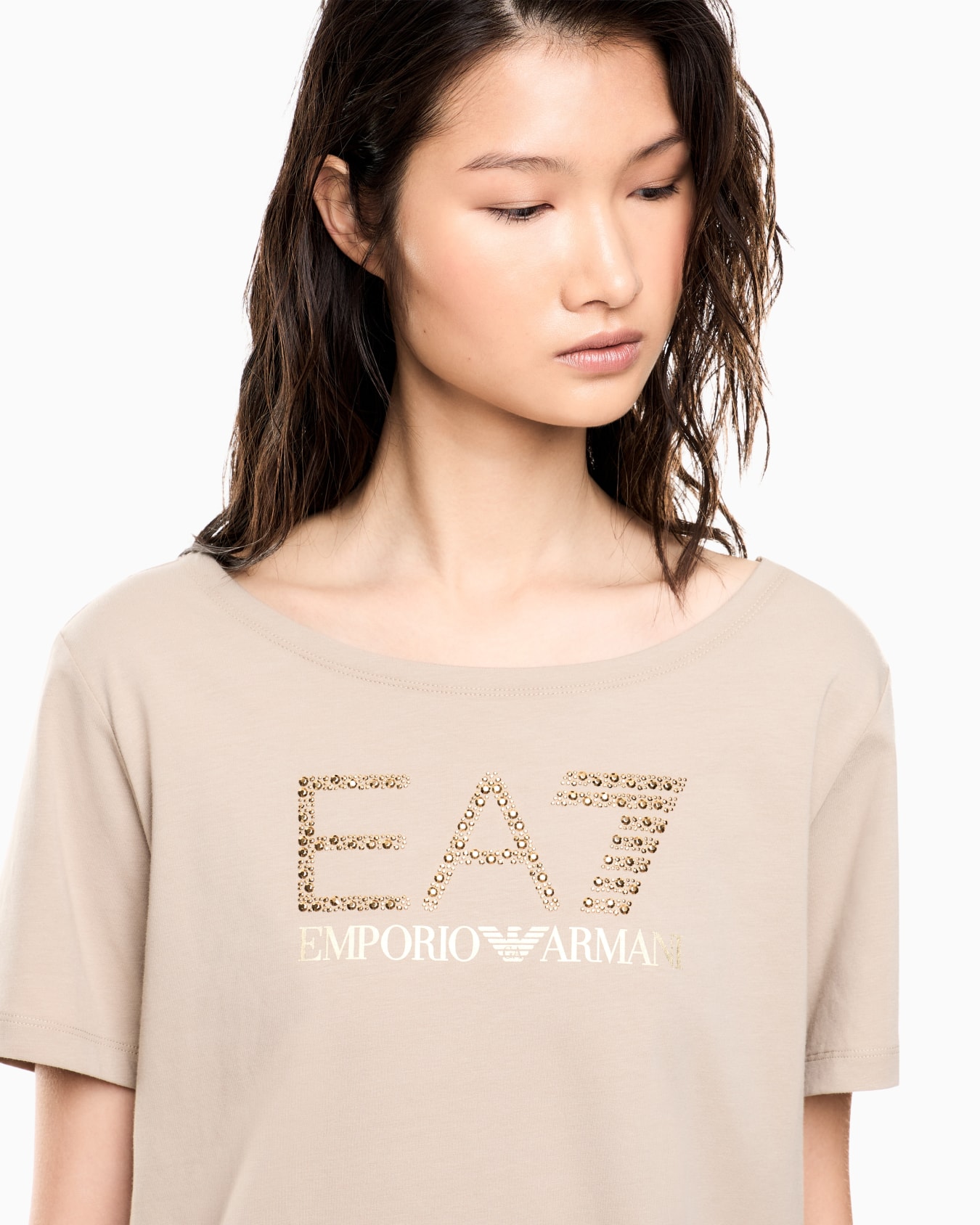 T-shirt Logo Series en jersey de coton stretch Diapositive 4