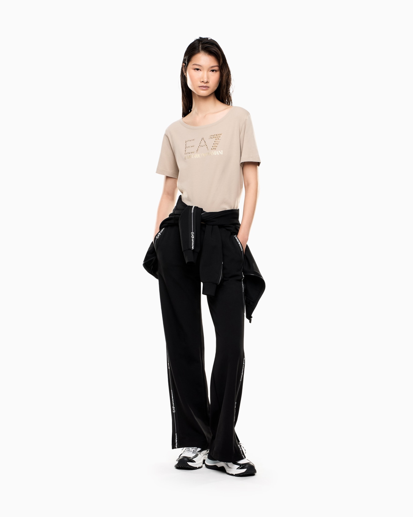 T-shirt Logo Series en jersey de coton stretch Diapositive 1