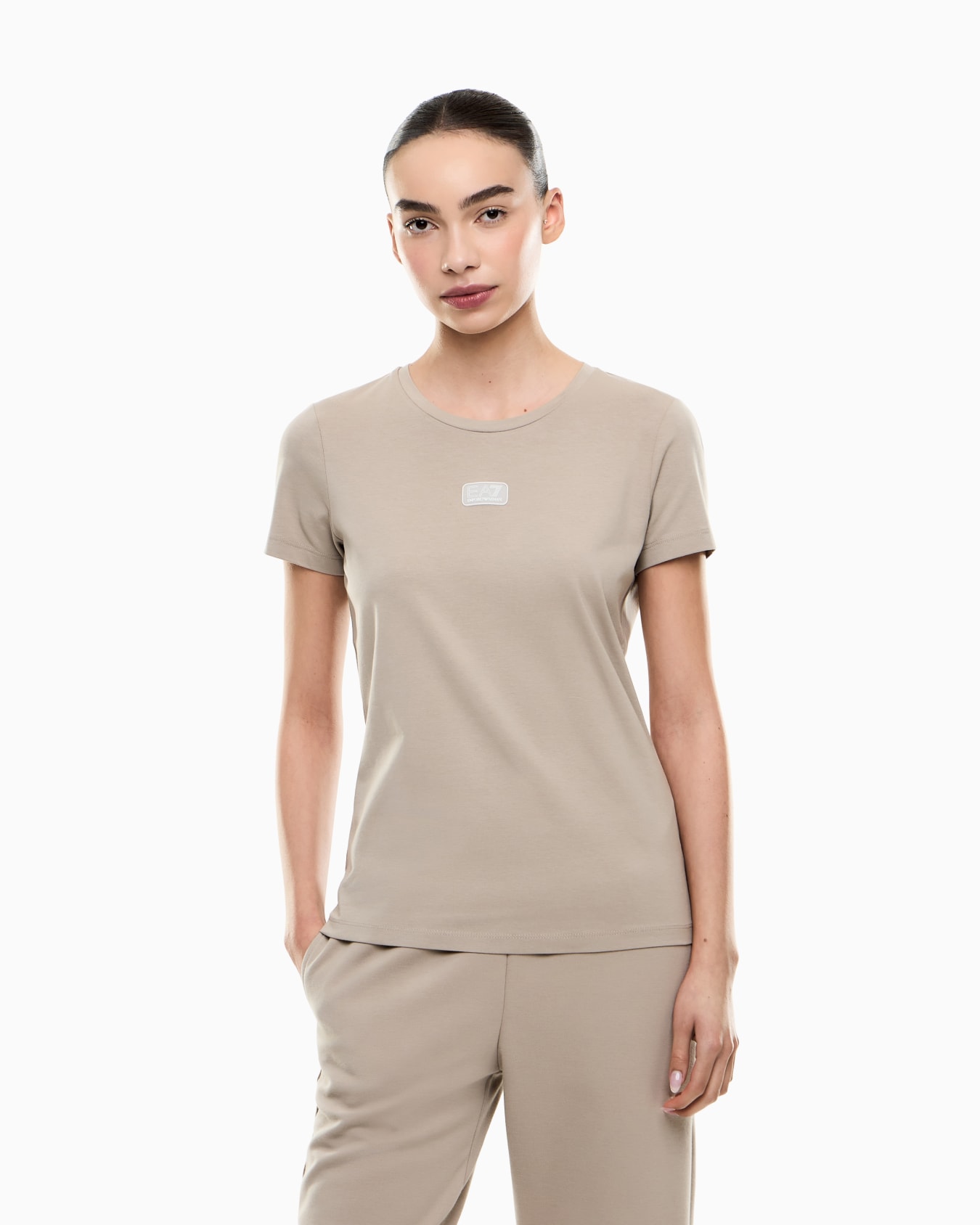 Logo Series stretch jersey T-shirt Slide 3