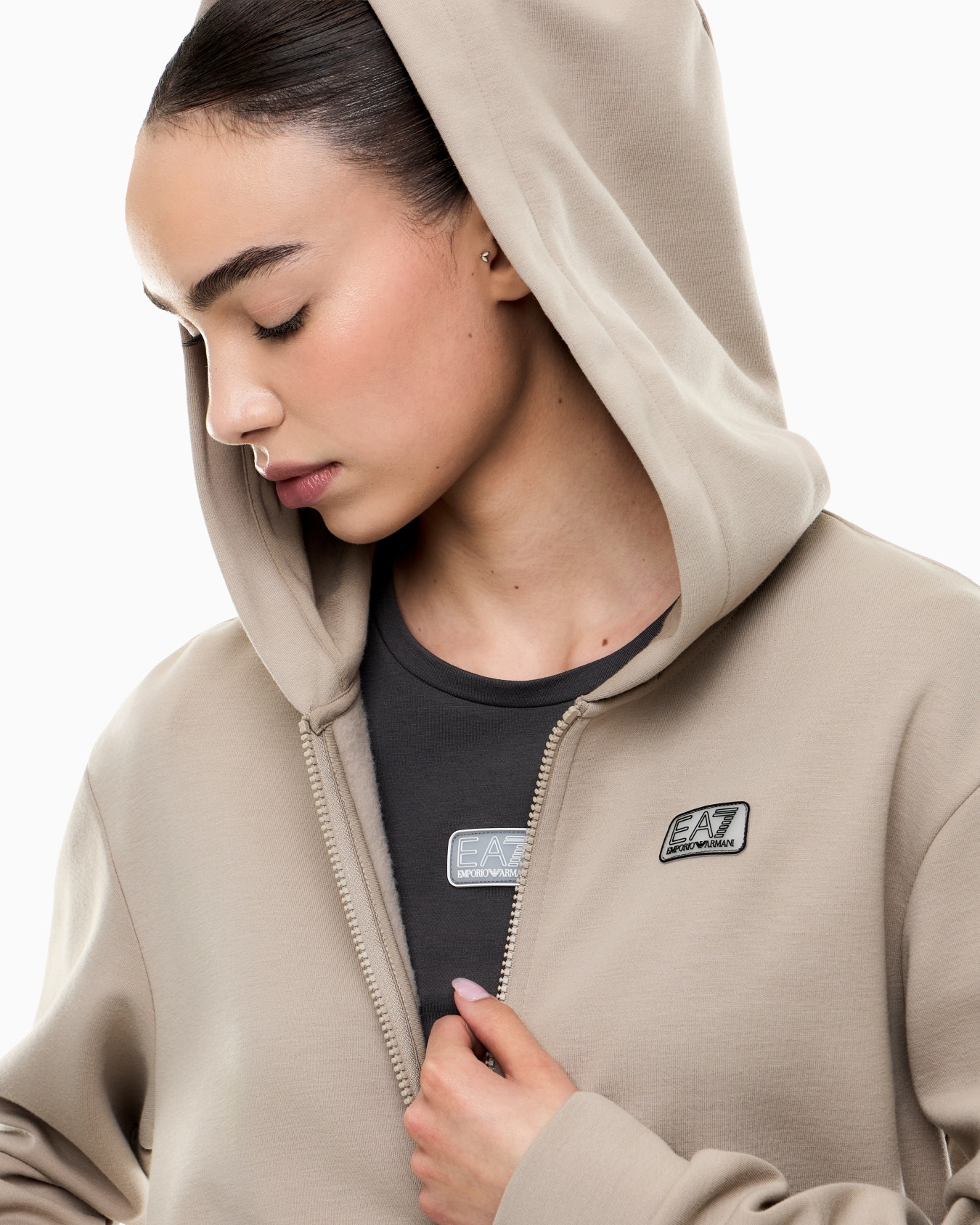 Logo Series stretch jersey T-shirt Slide 4