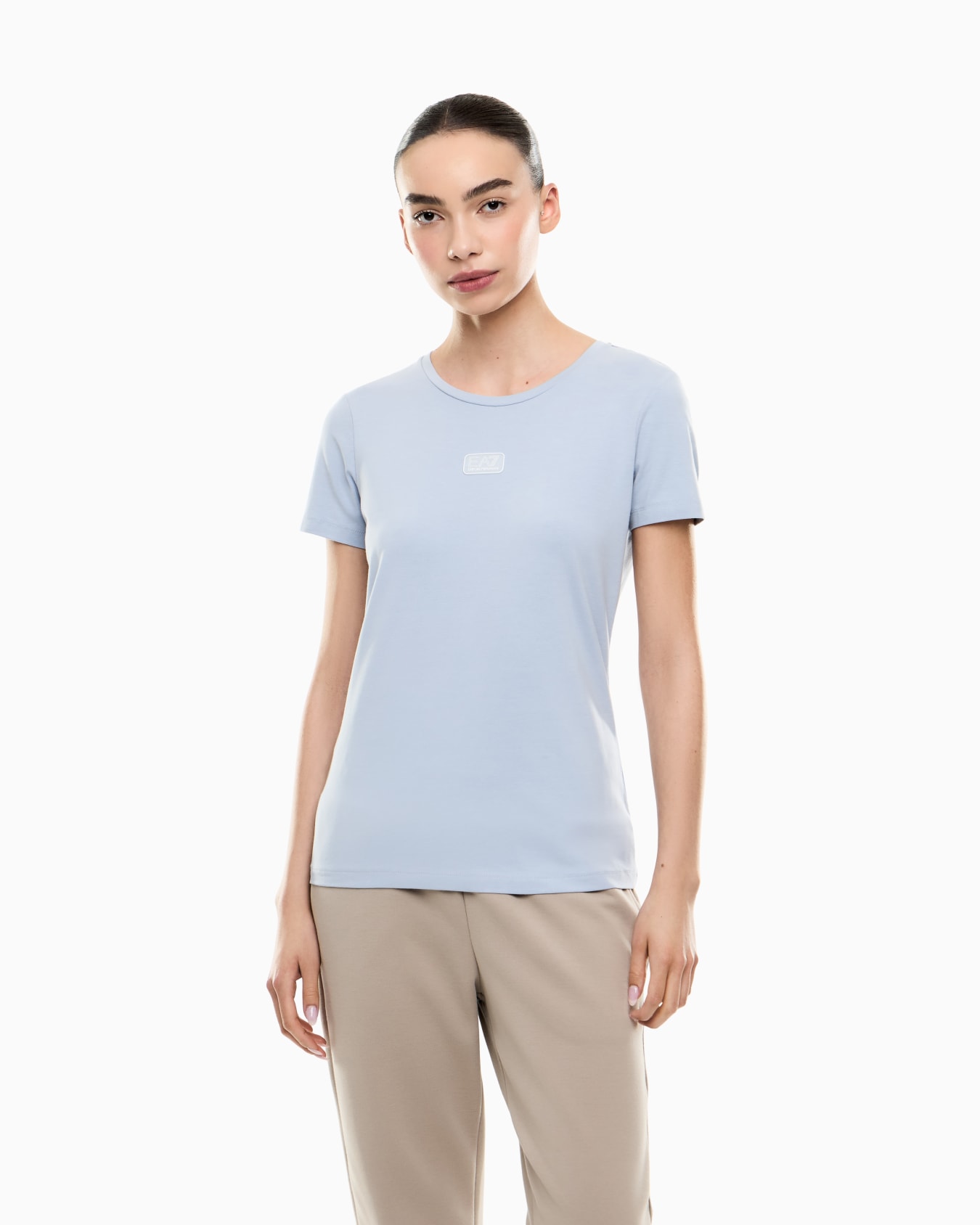 Logo Series stretch jersey T-shirt Slide 3