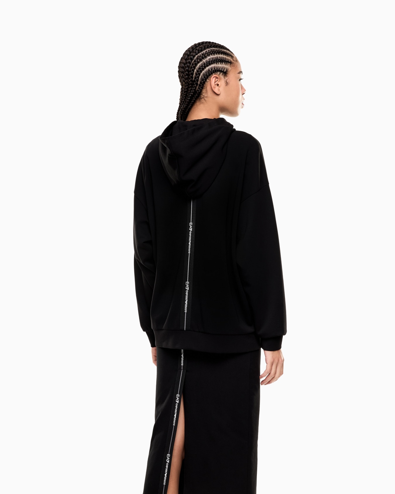 ジップアップ スウェットシャツ スライドする 2