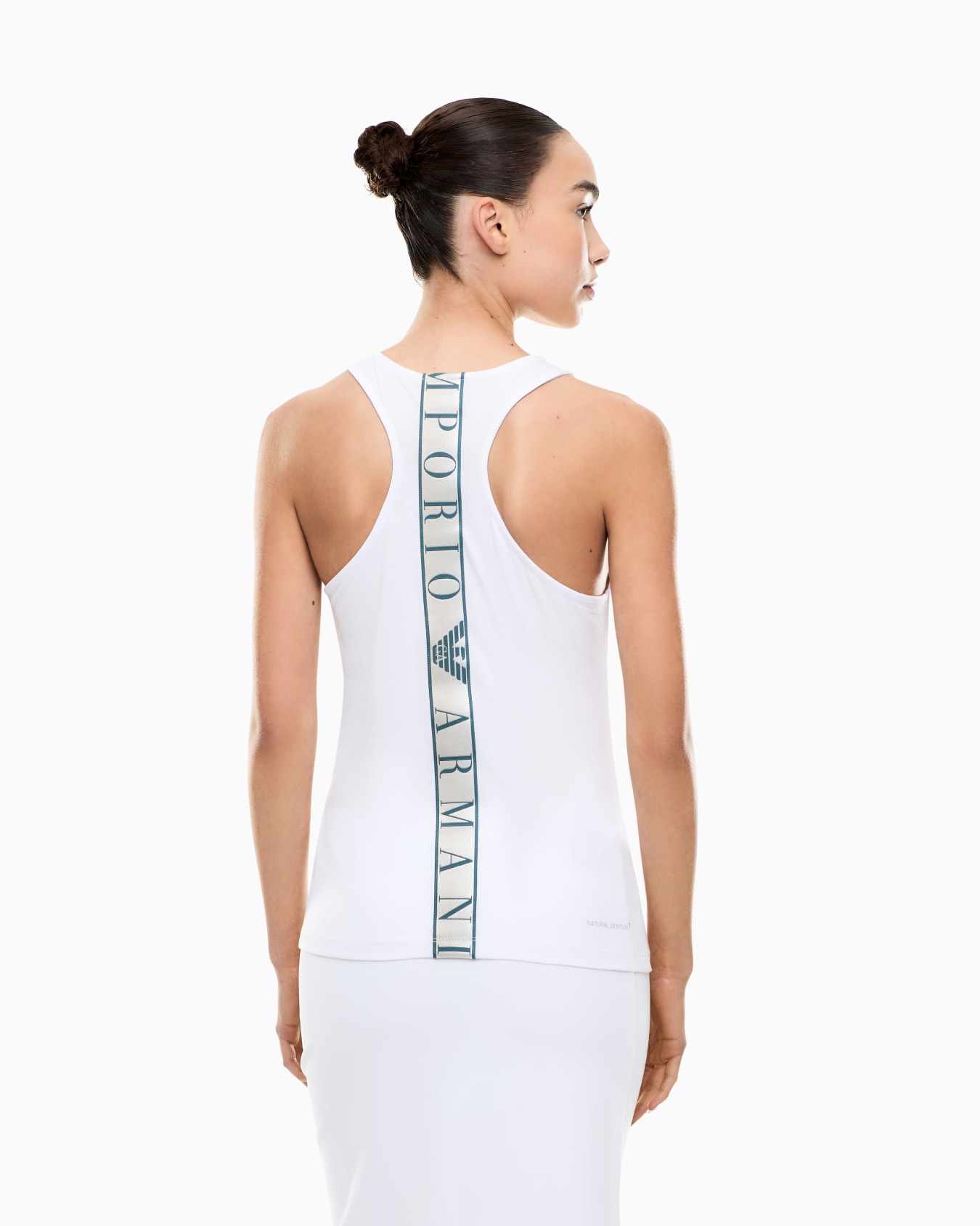 Dynamic Athlete tank top in Natural VENTUS7 technical fabric Slide 2