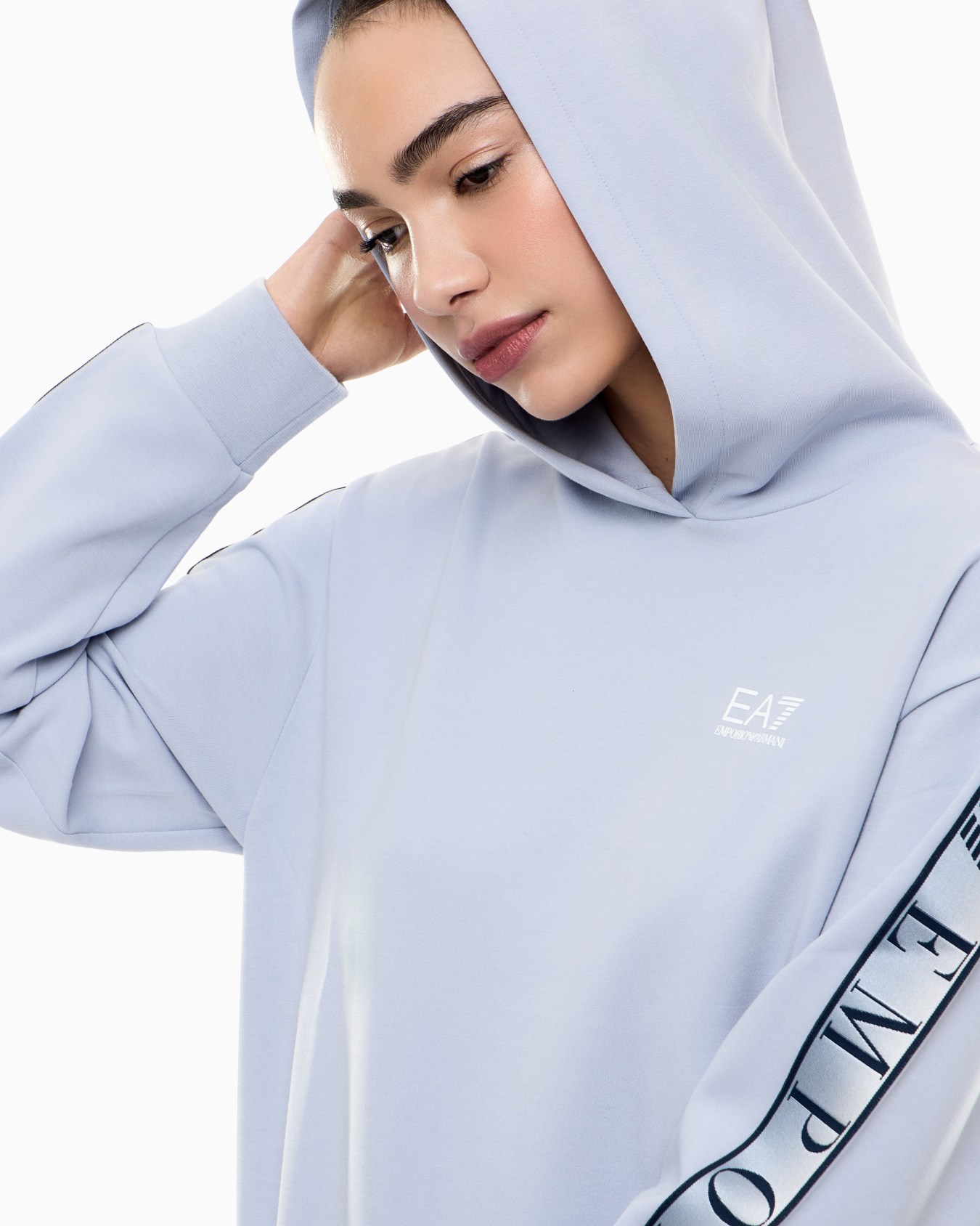 Dynamic Athlete hooded sweatshirt in Natural VENTUS7 technical fabric Slide 4