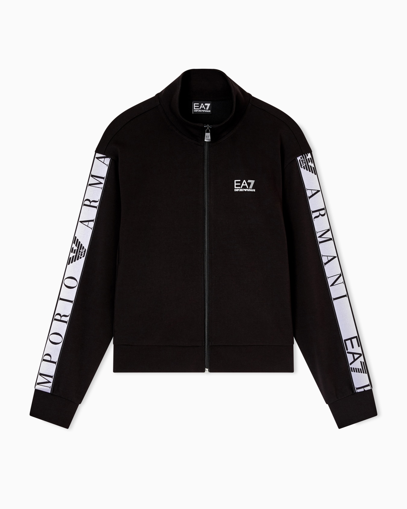 ジップアップ スウェットシャツ スライドする 0