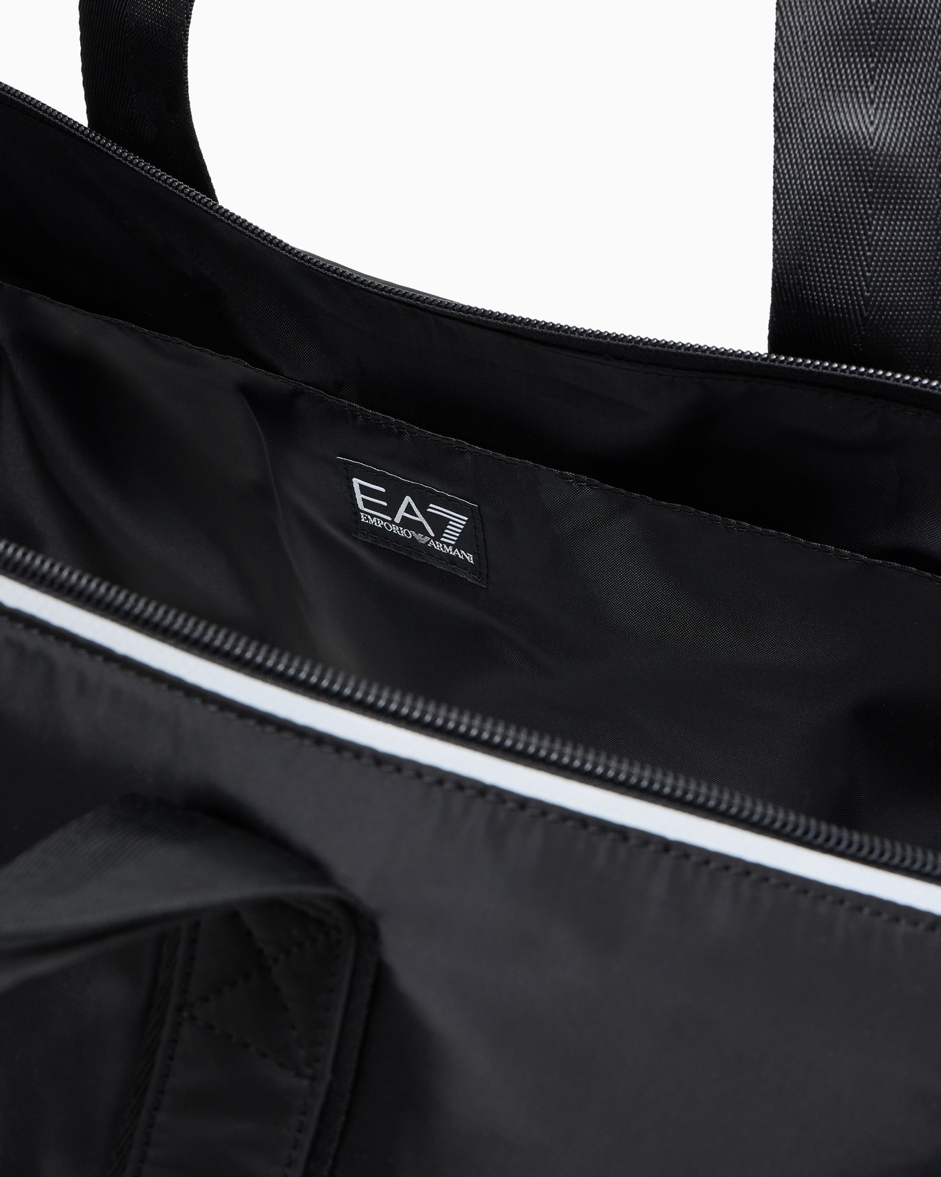 Quilted effect polyester shopping bag スライドする 3