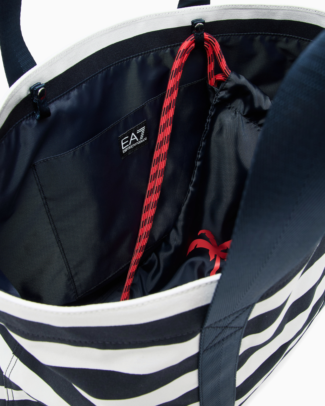 Sac cabas en coton à rayures Diapositive 3