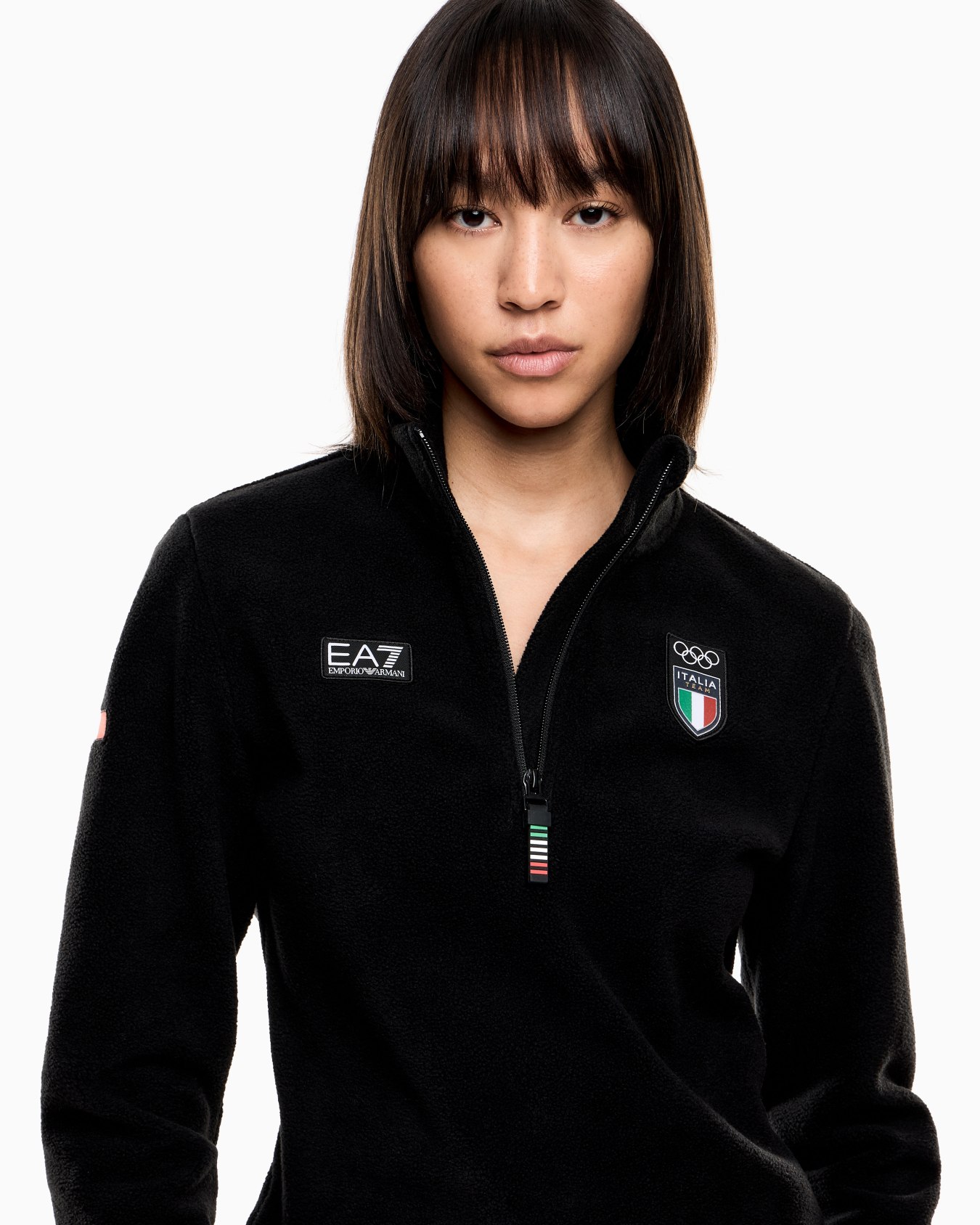 Italia Team Milano Cortina 2026 Pile tecnico da sci in polar fleece Slide 4
