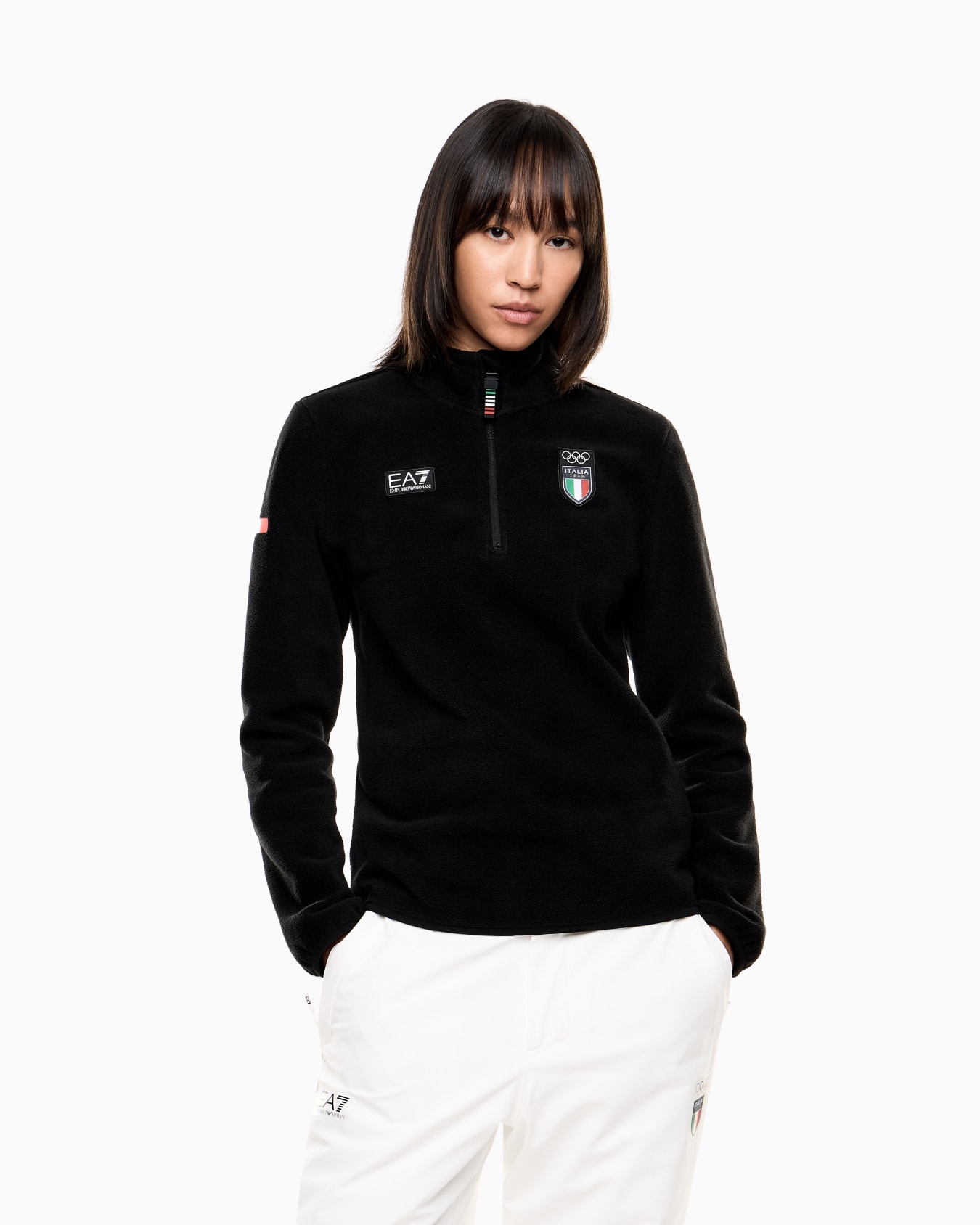 Italia Team Pile tecnico da sci in polar fleece Slide 3