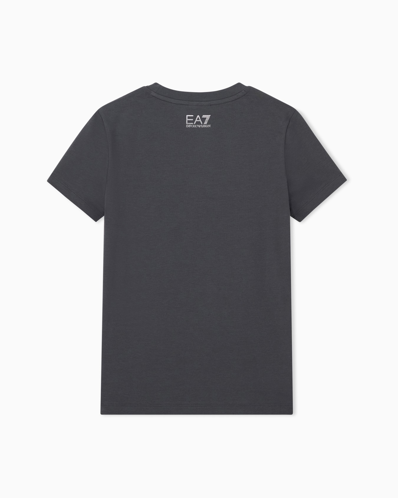 Slim-fit t-shirt Logo Series in cotton jersey with studs Slide 2