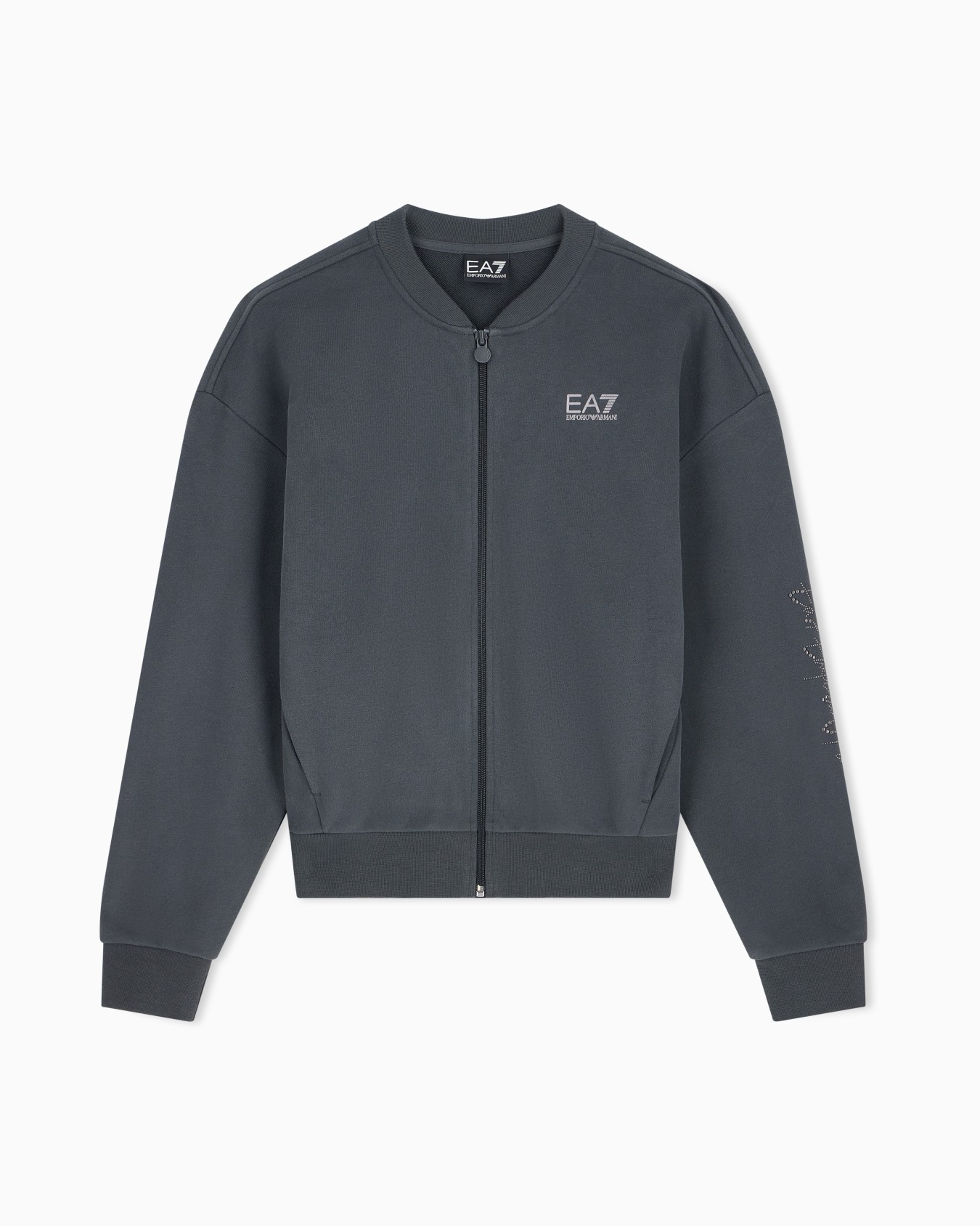 Sweatshirt Logo Series regular fit with studs in cotton Slide 0