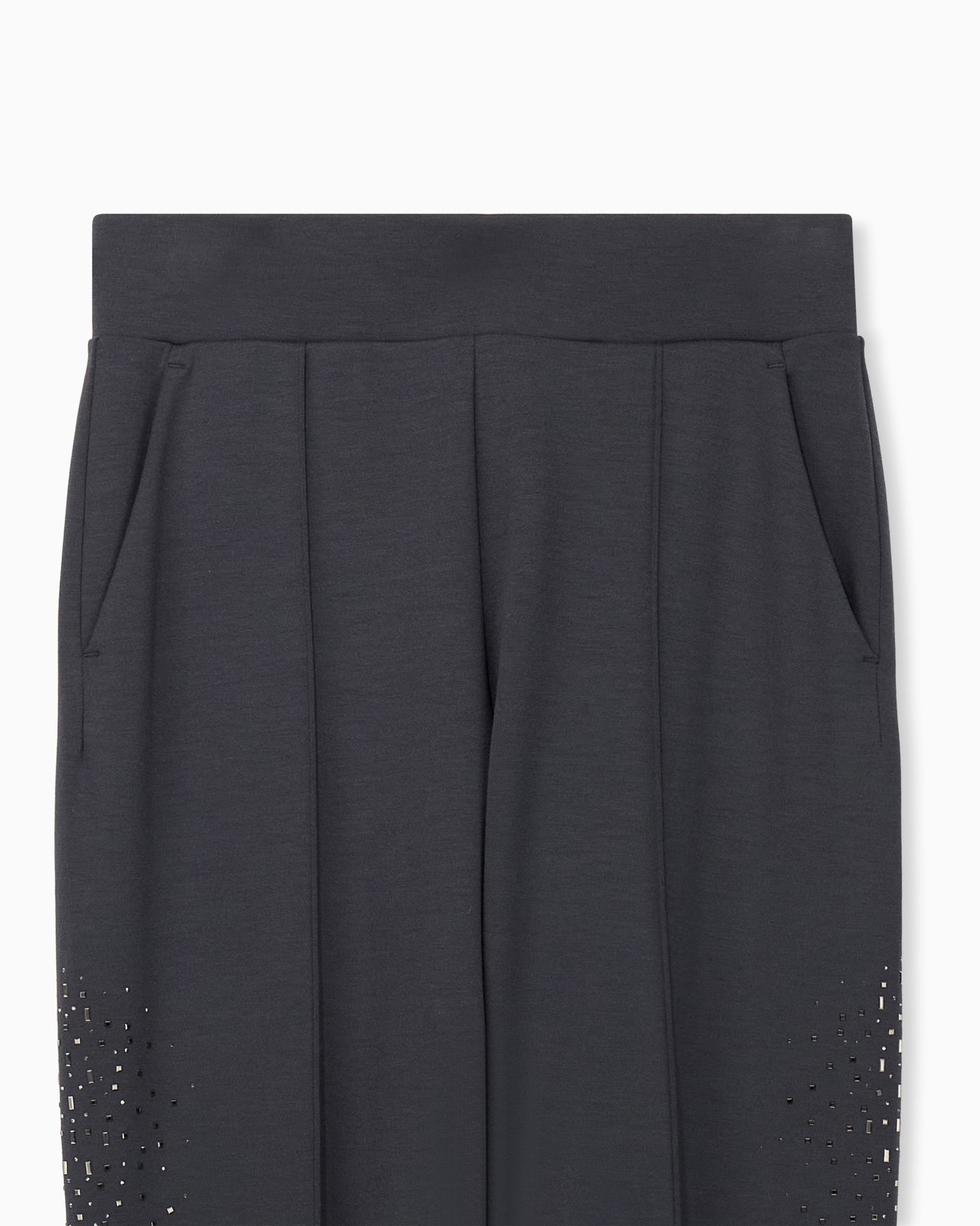 Slim-fit trousers Precious in modal jersey Slide 4