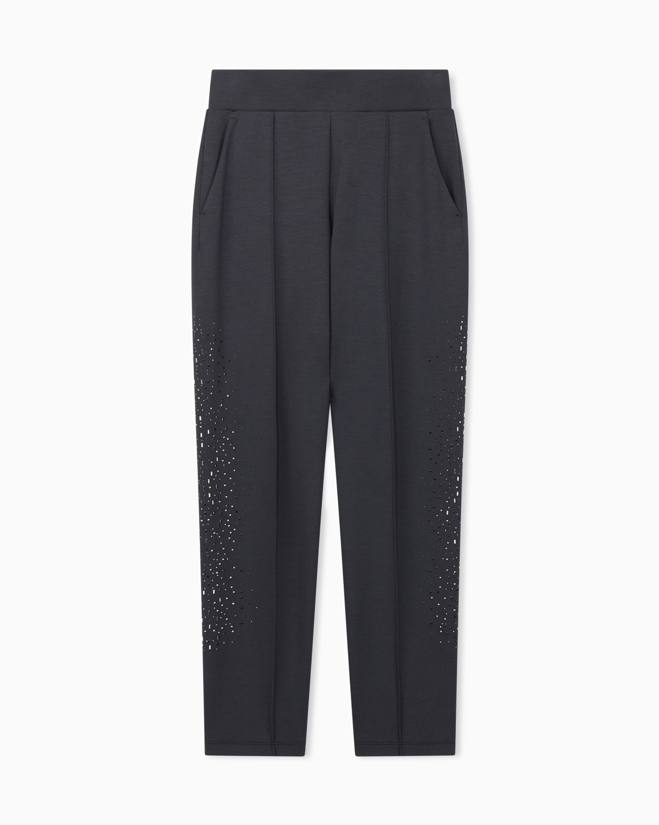 Slim-fit trousers Precious in modal jersey Slide 0