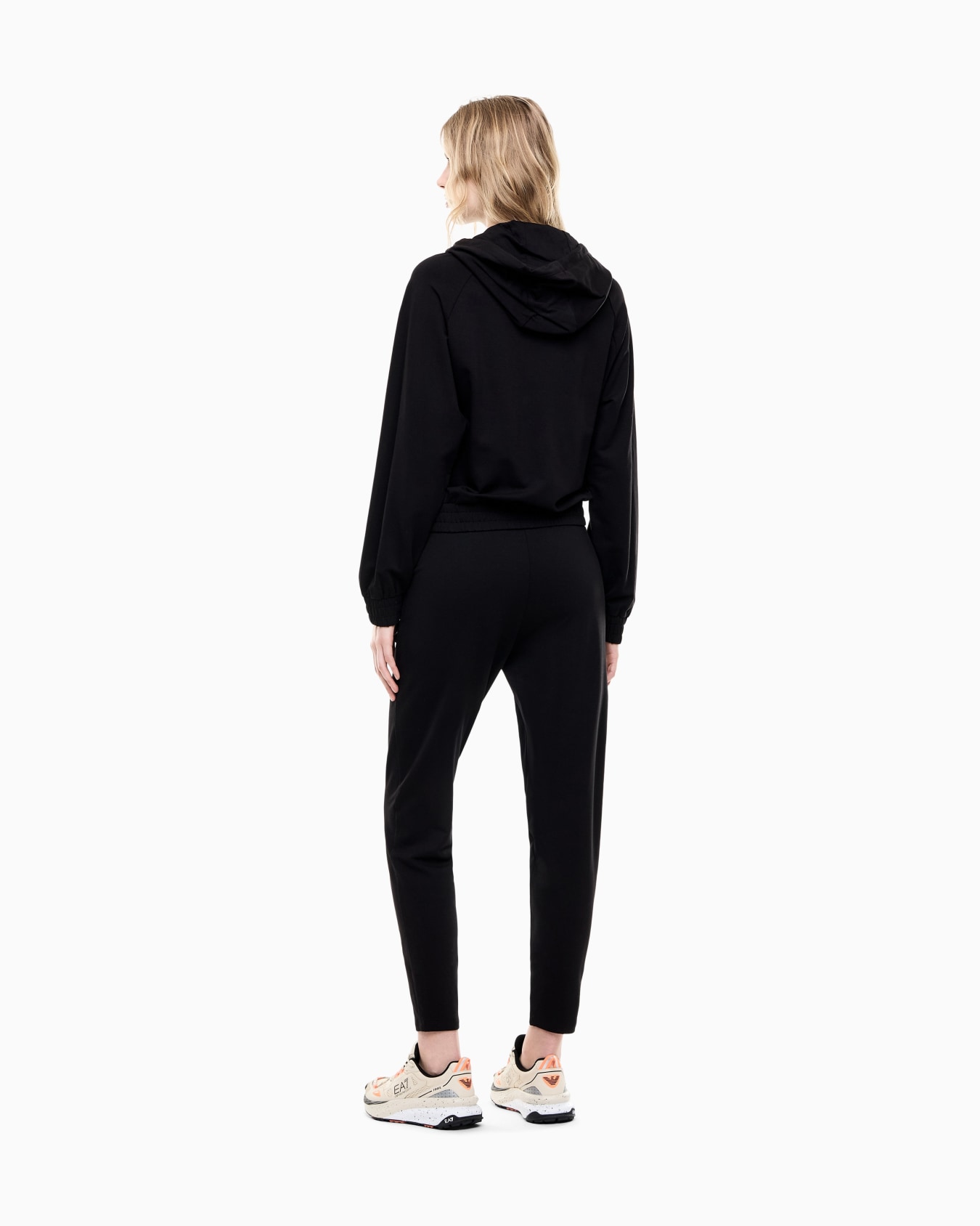 Tracksuit regular fit hooded in cotton with shiny studs Slide 5