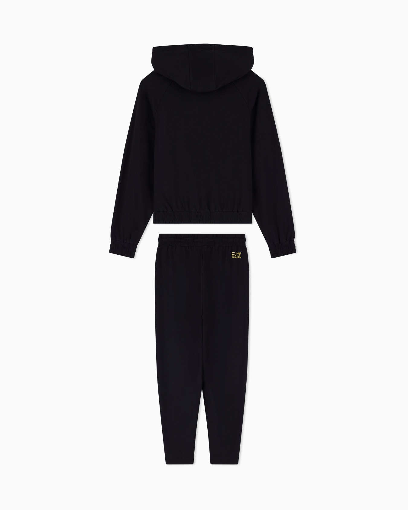 Tracksuit regular fit hooded in cotton with shiny studs Slide 2