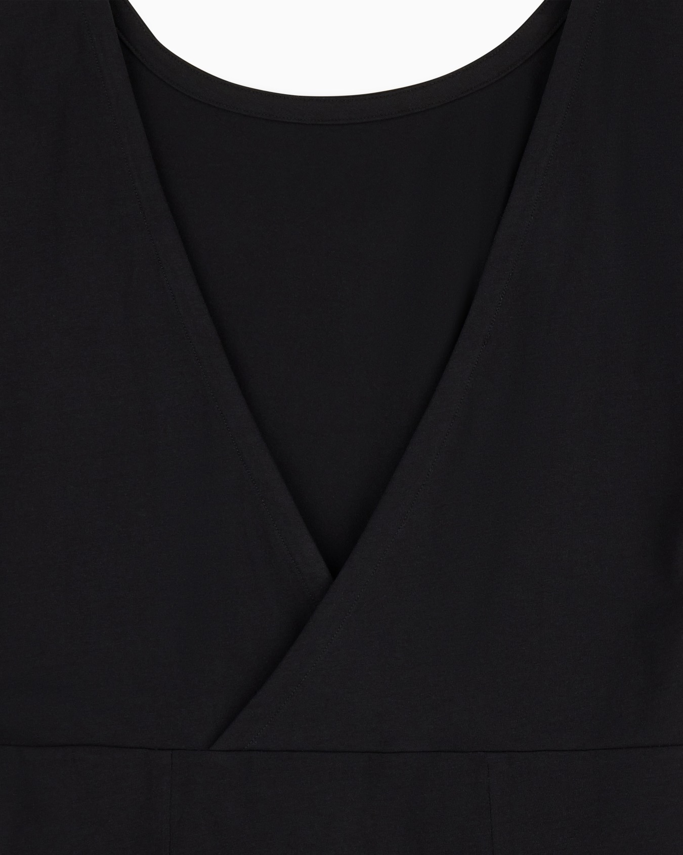 Stretch cotton jersey short dress Slide 3