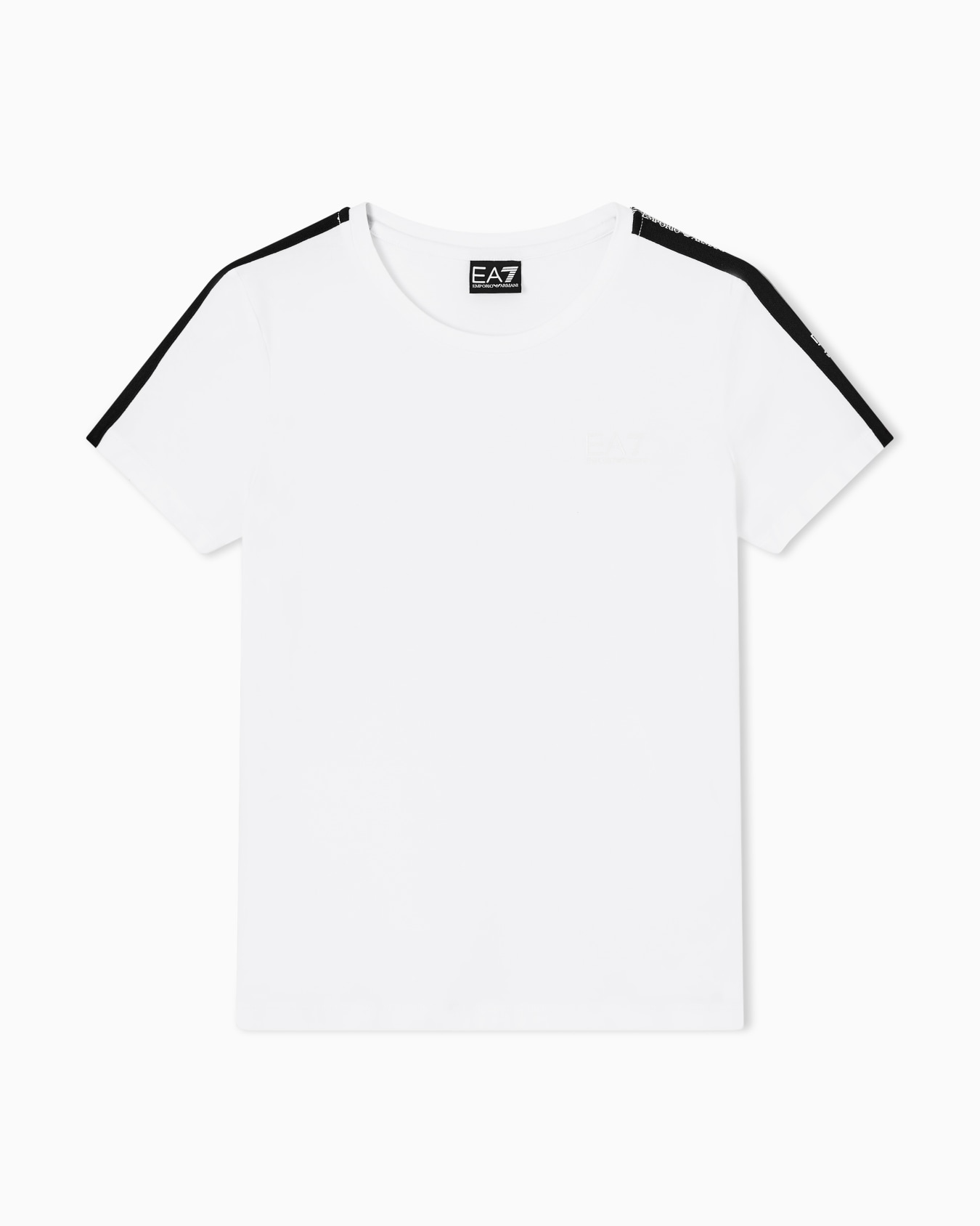 Cotton jersey T-shirt with logo Slide 0