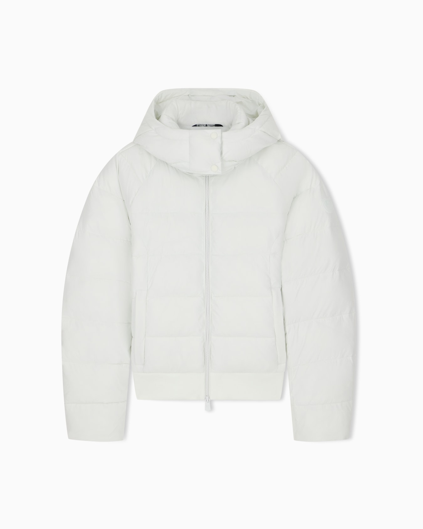 Bomber jacket regular fit padded with hood Slide 0